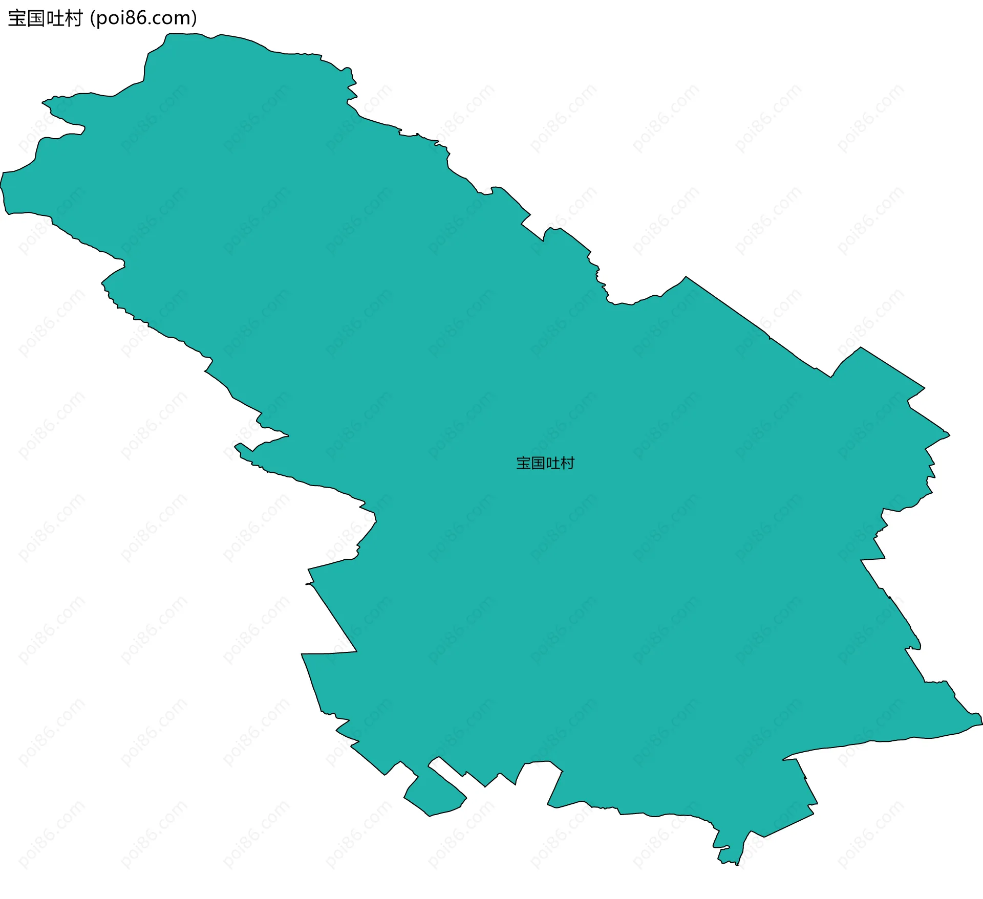 宝国吐村边界地图