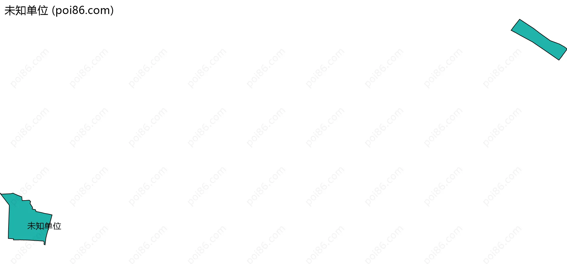 未知单位边界地图