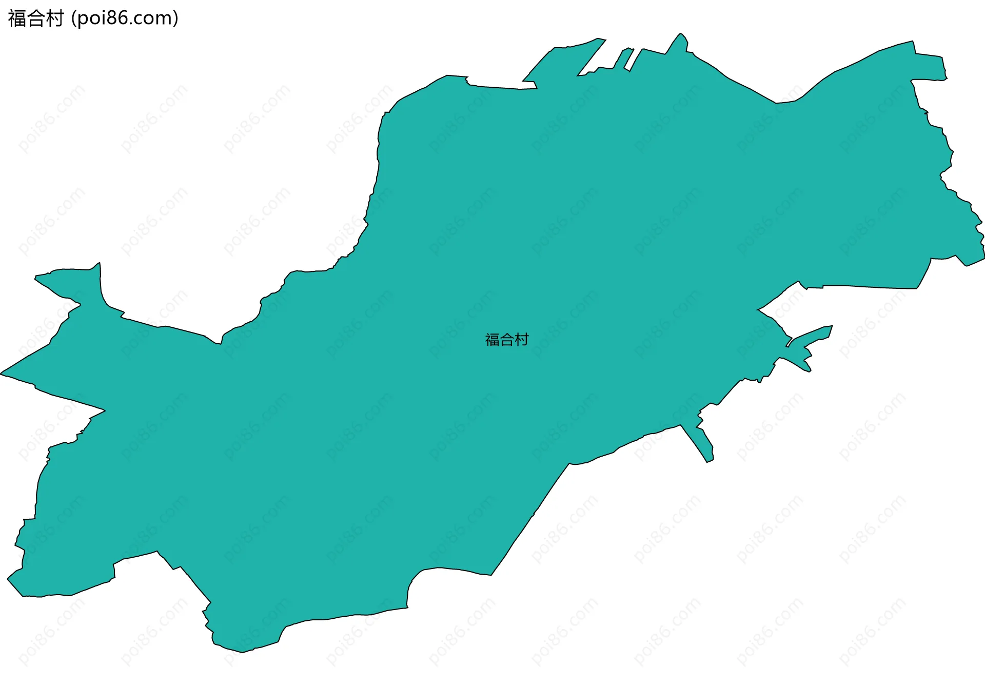 福合村边界地图