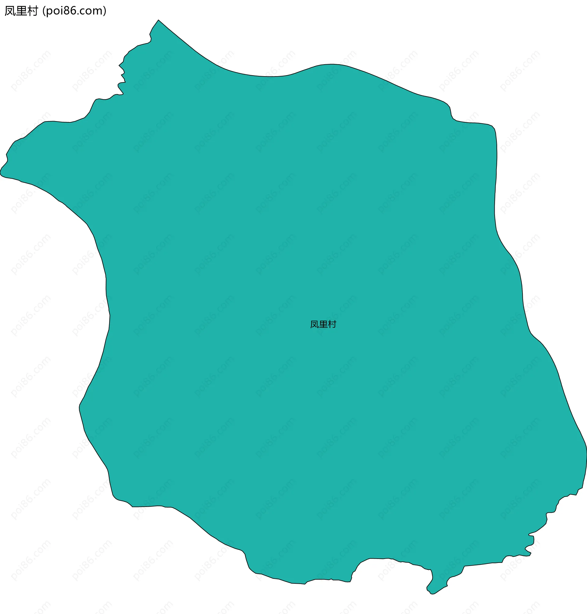 凤里村边界地图