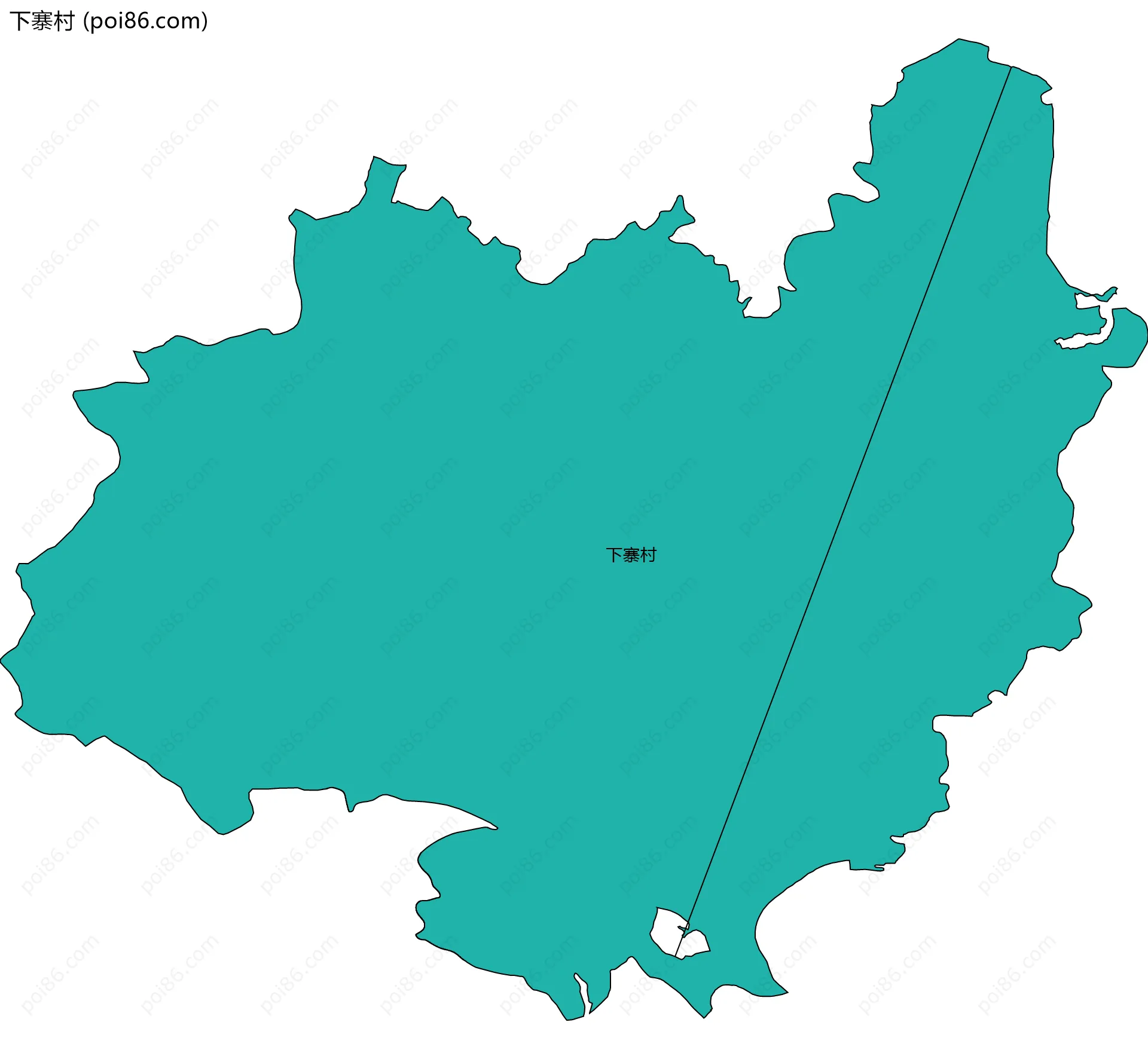 下寨村边界地图
