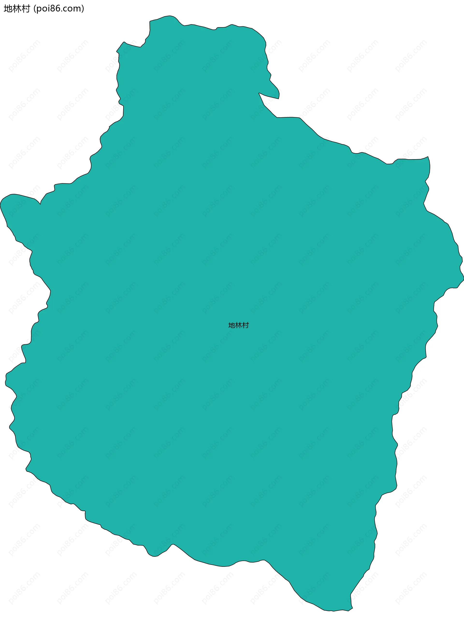 地林村边界地图