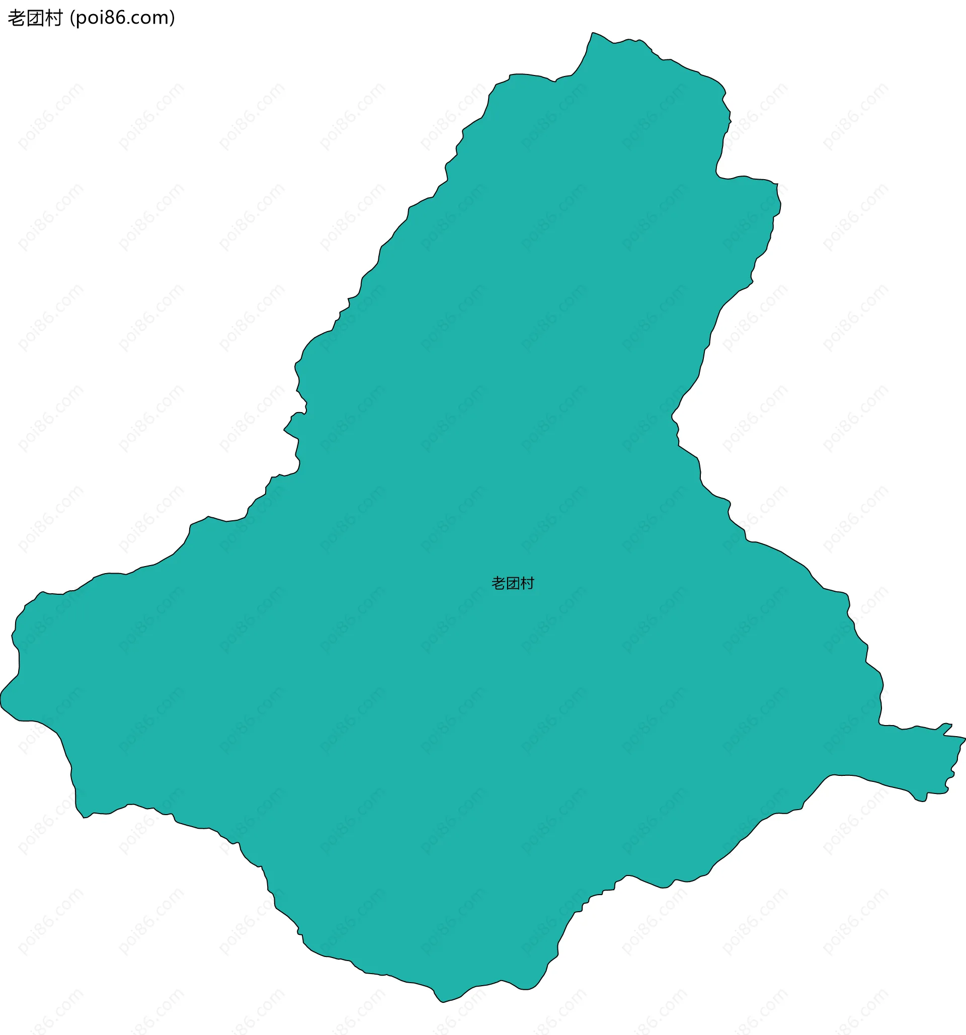 老团村边界地图