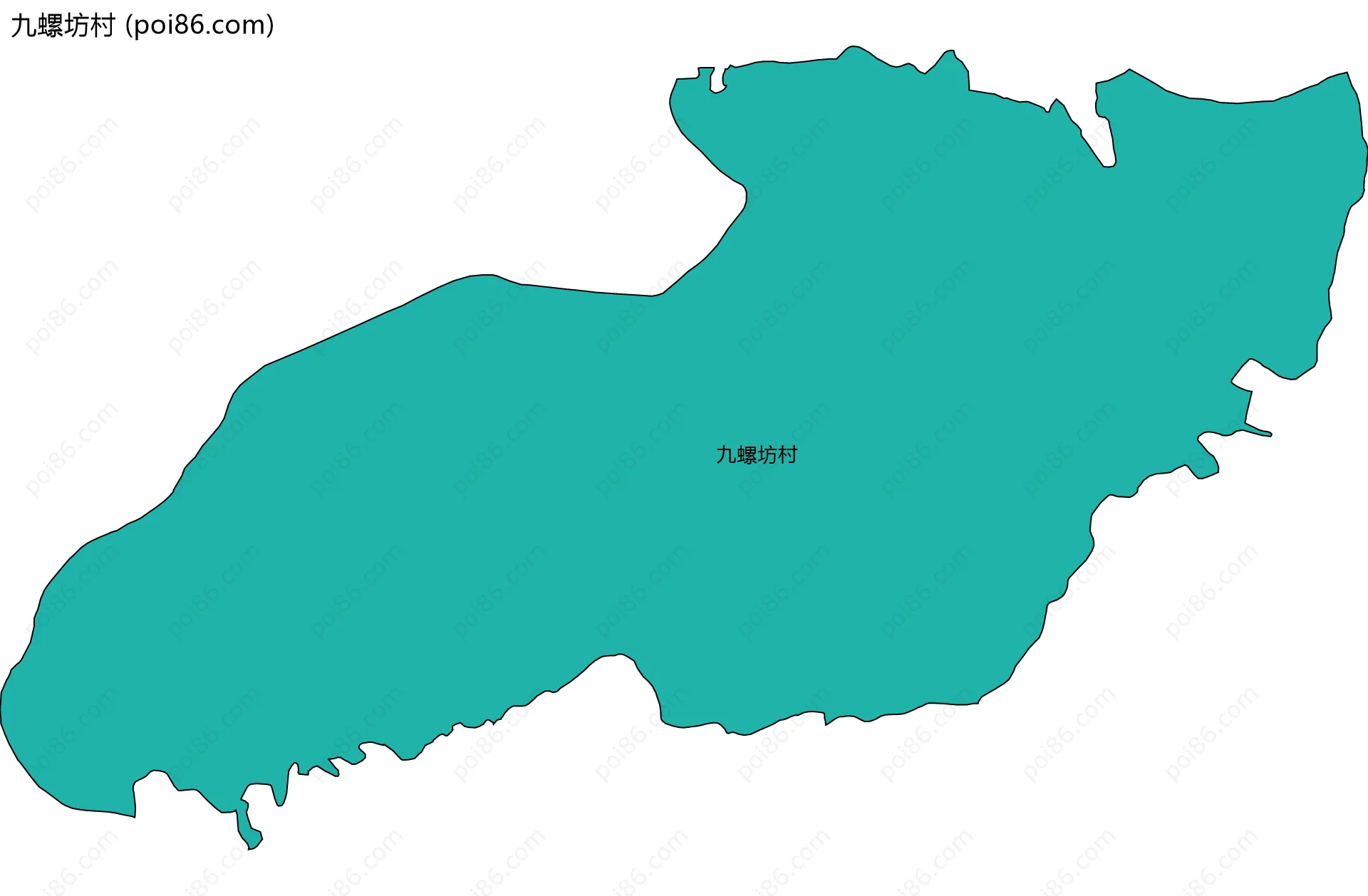 九螺坊村边界地图