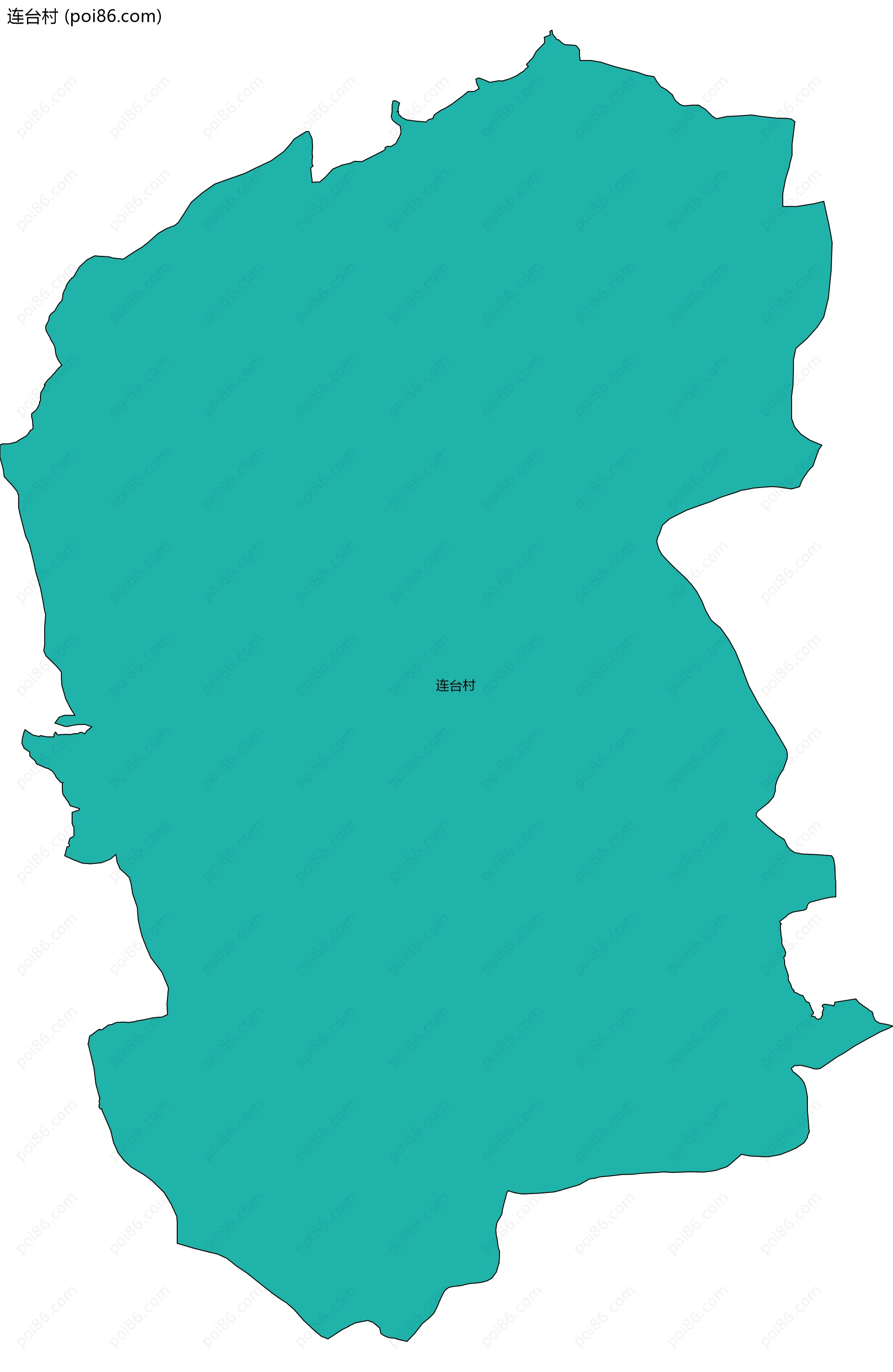 连台村边界地图