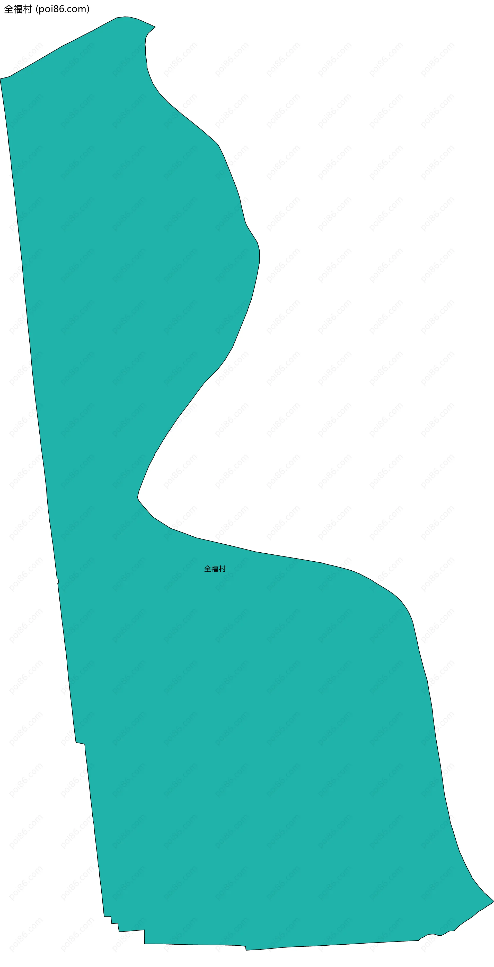 全福村边界地图