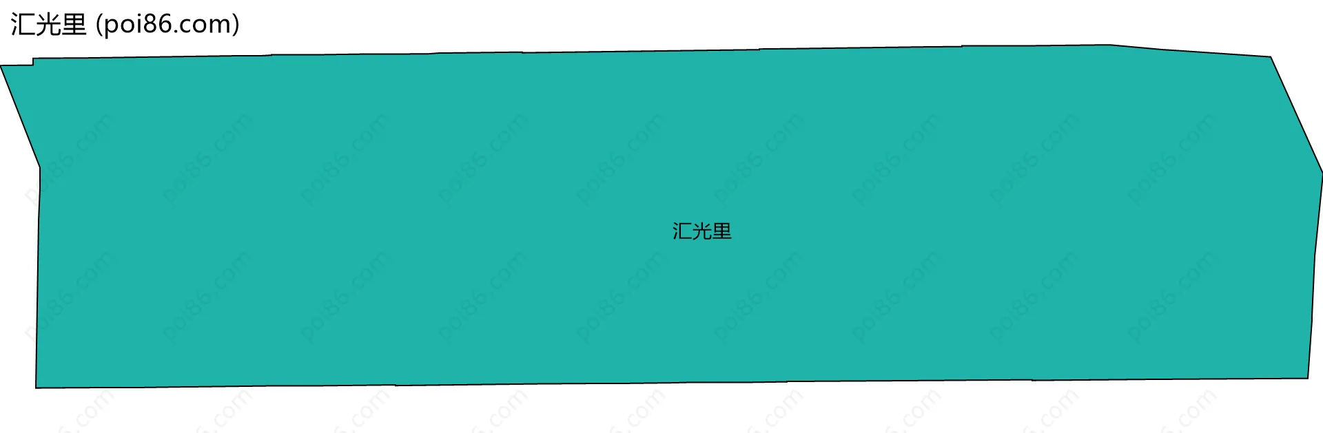 汇光里边界地图