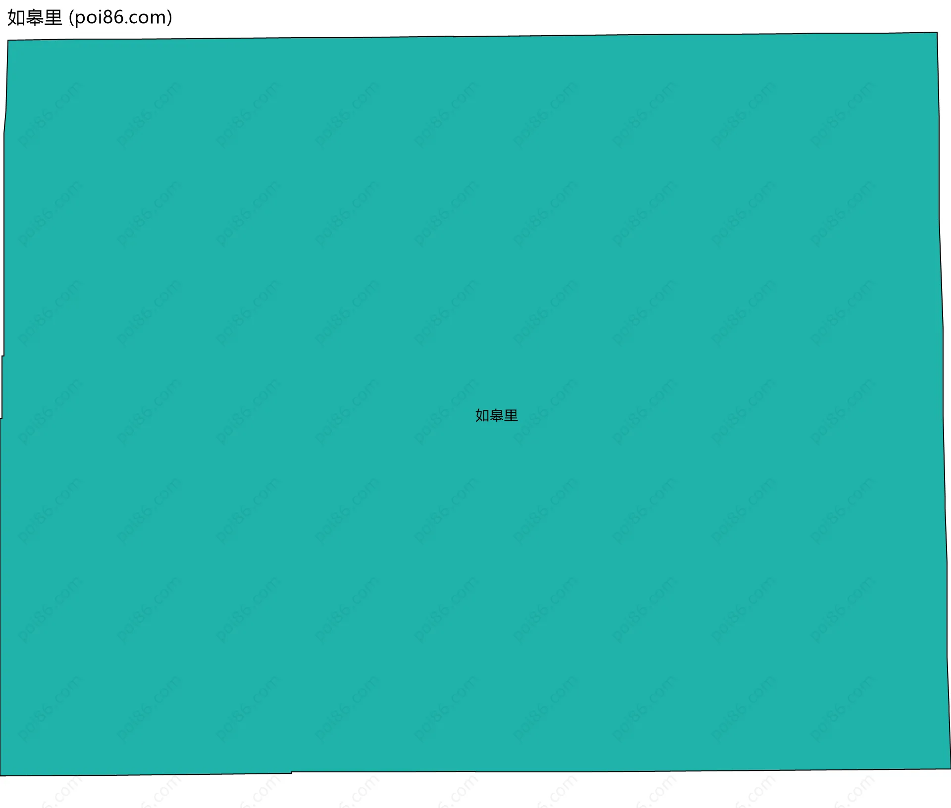 如皋里边界地图