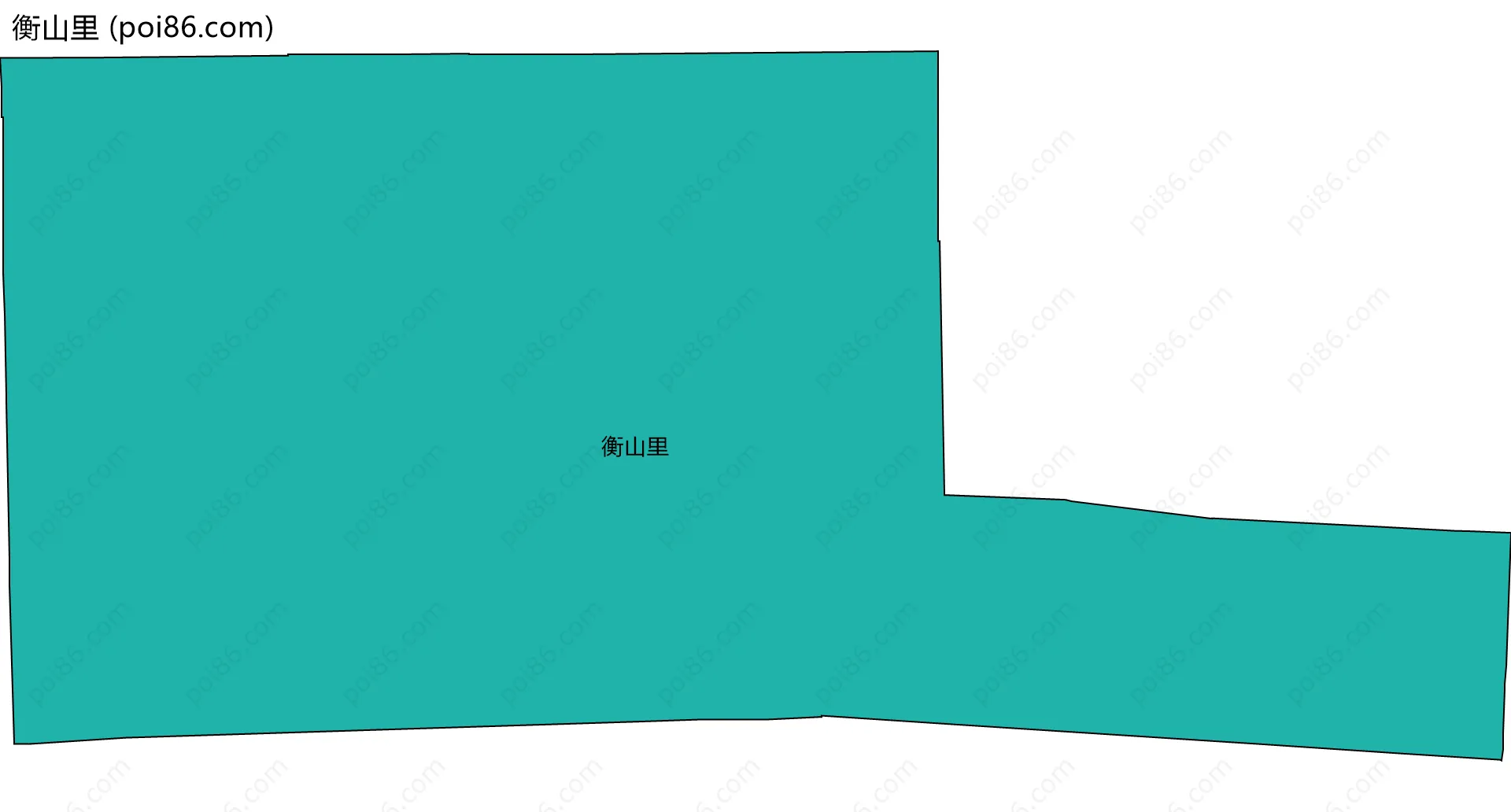 衡山里边界地图
