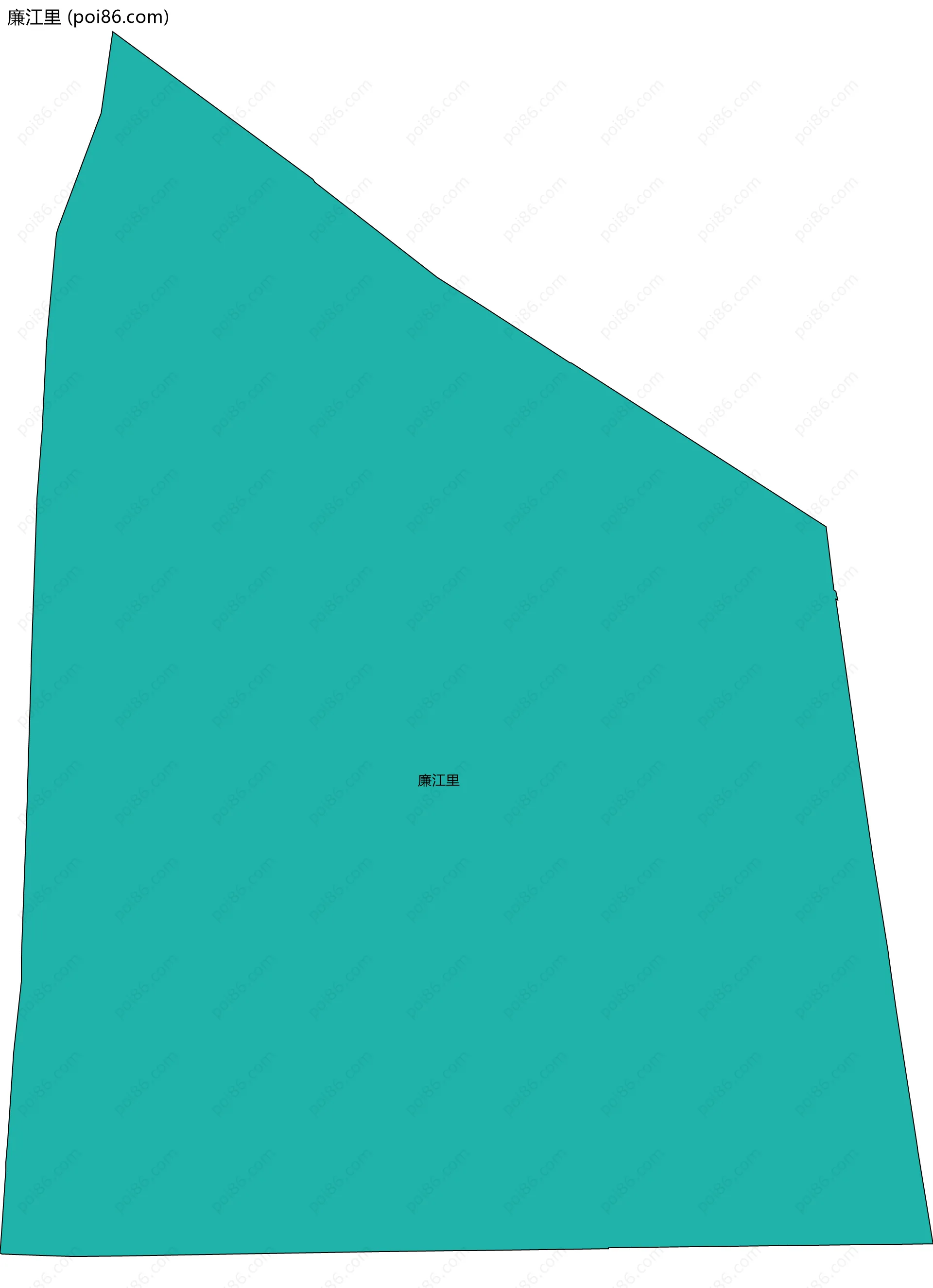 廉江里边界地图