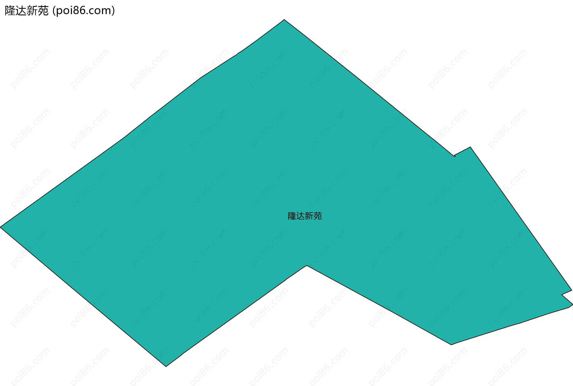 隆达新苑边界地图