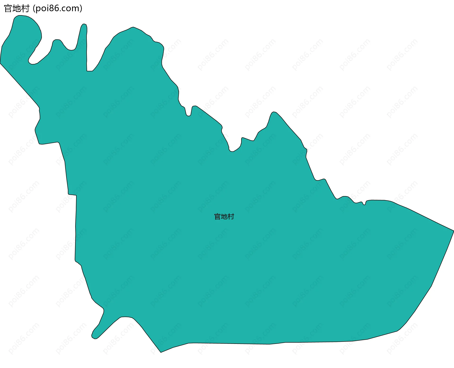 官地村边界地图