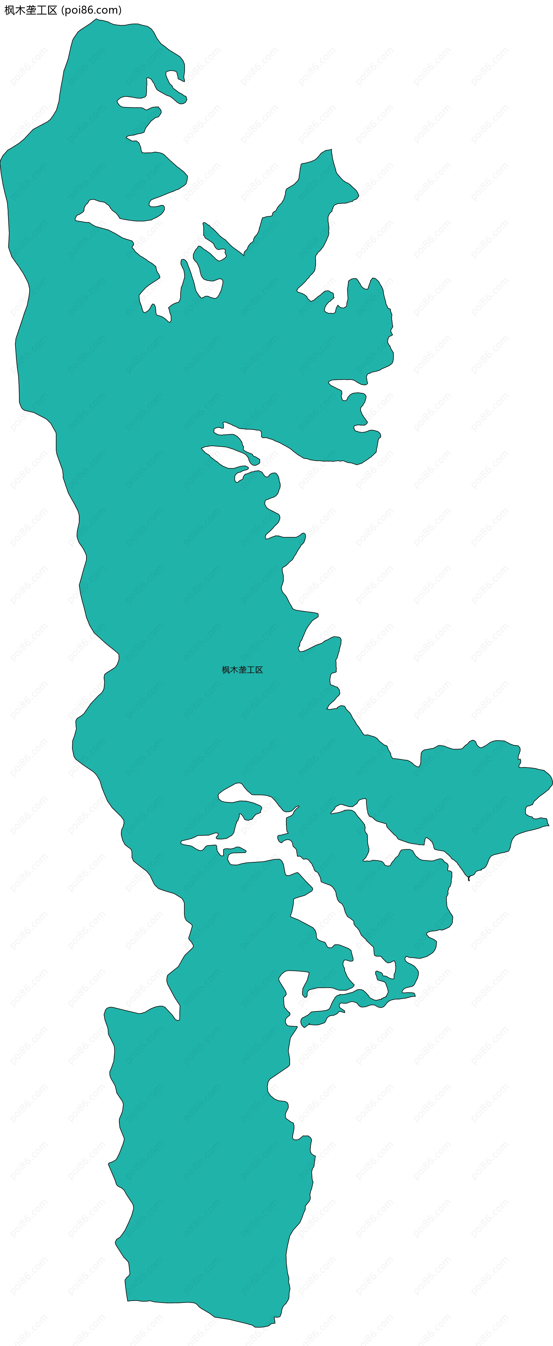 枫木垄工区边界地图