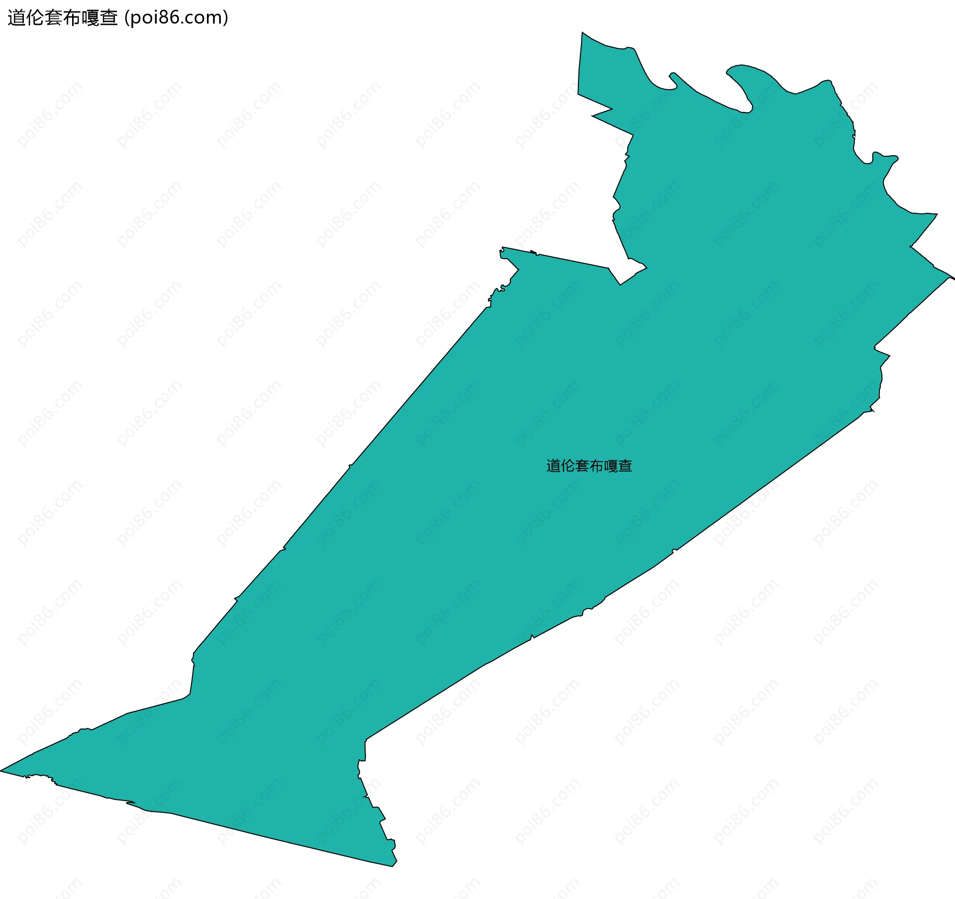 道伦套布嘎查边界地图