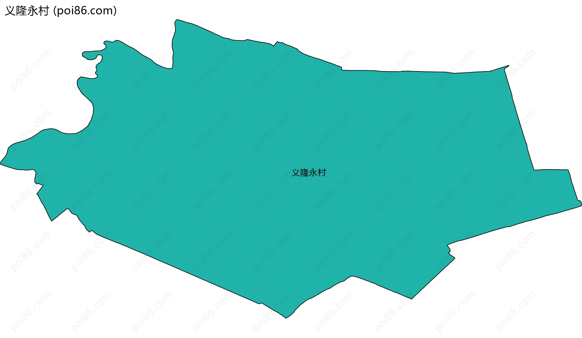 义隆永村边界地图