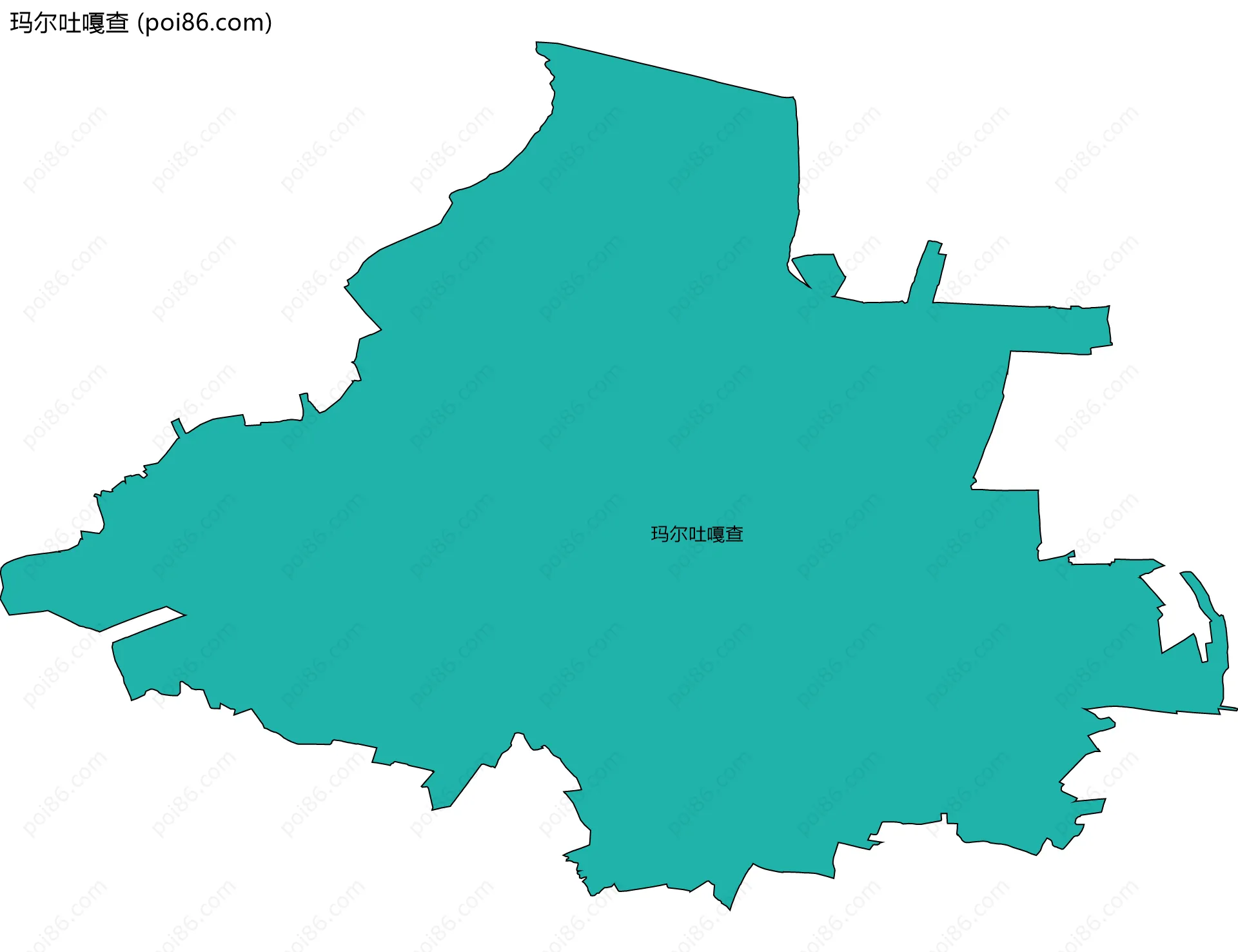 玛尔吐嘎查边界地图