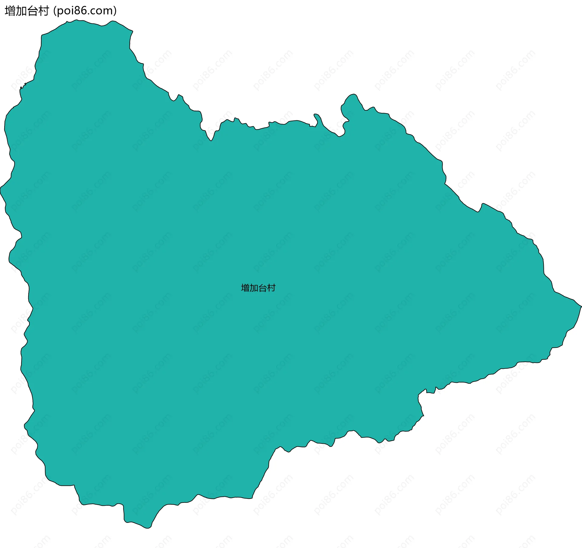 增加台村边界地图