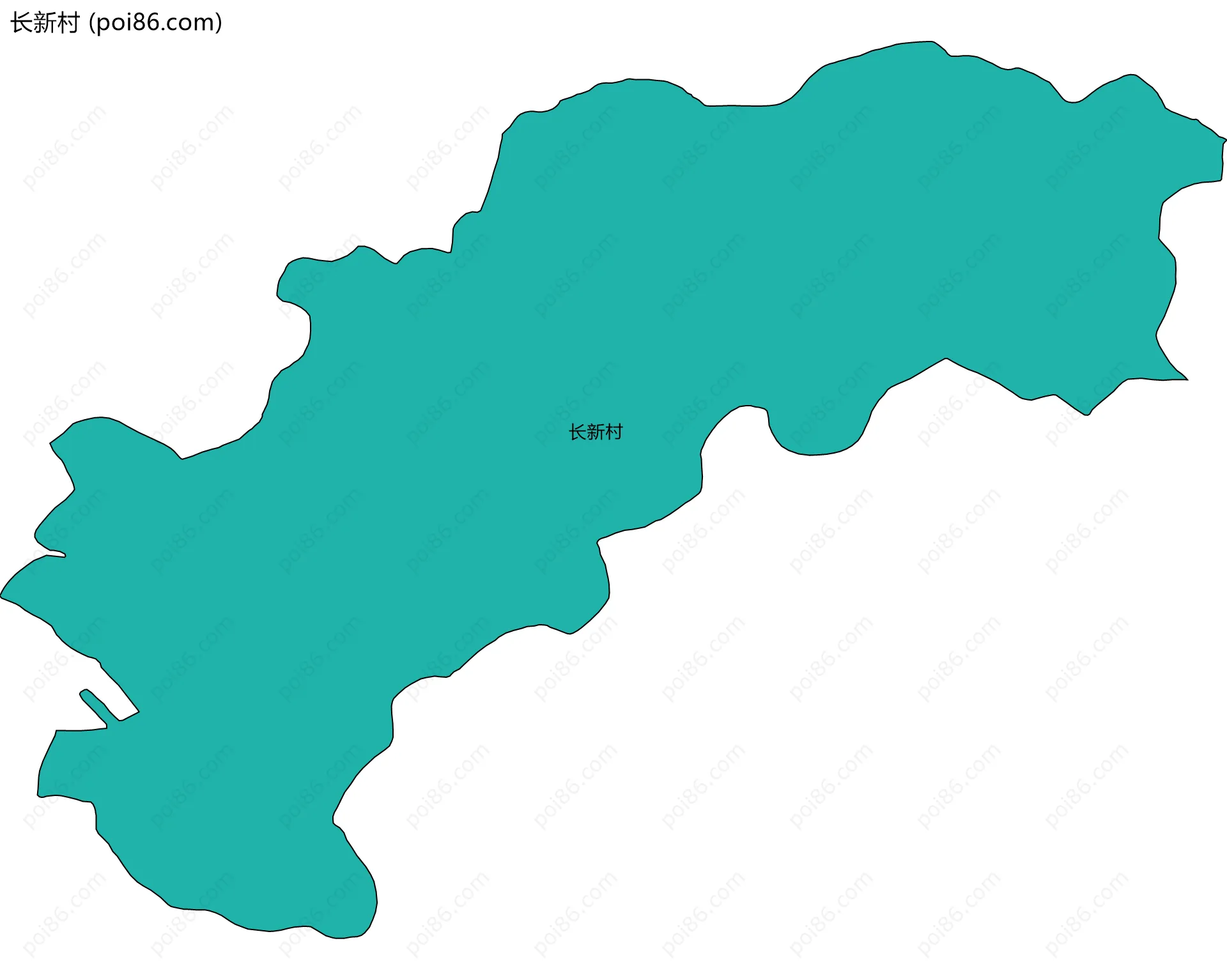 长新村边界地图