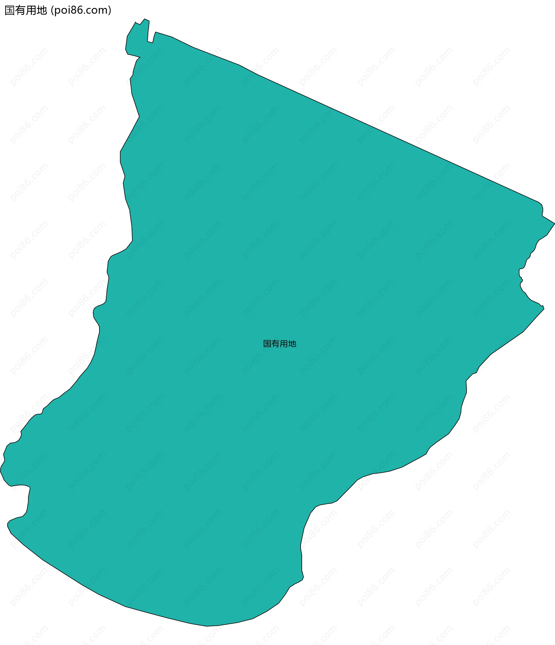 国有用地边界地图