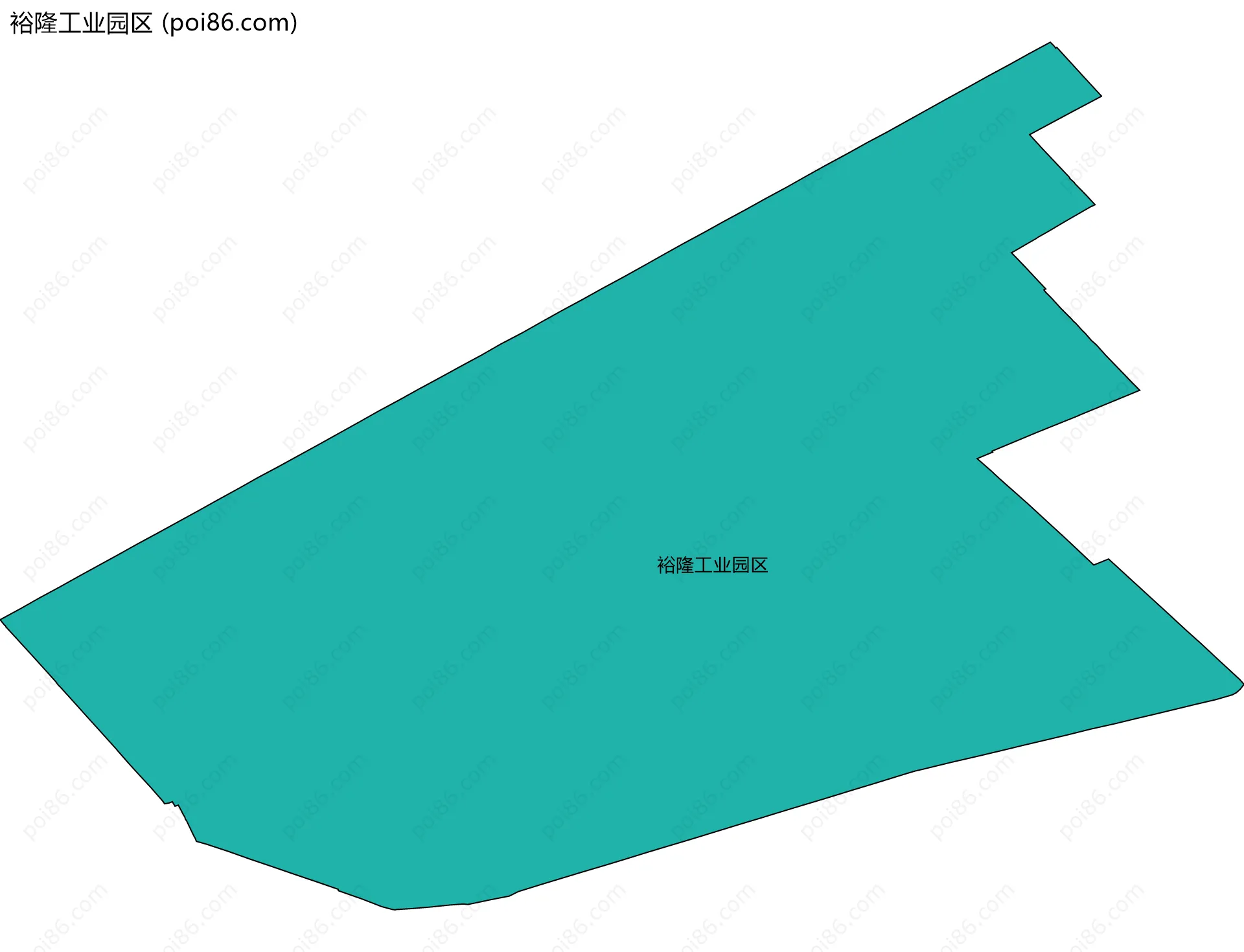 裕隆工业园区边界地图