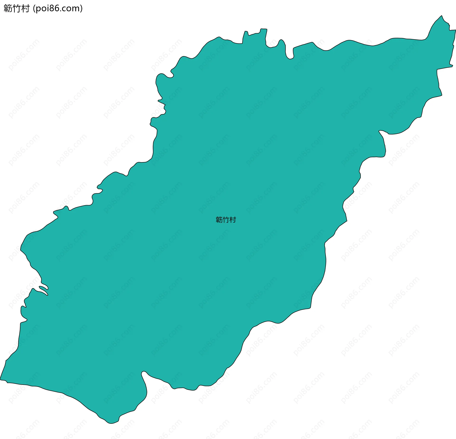 簕竹村边界地图
