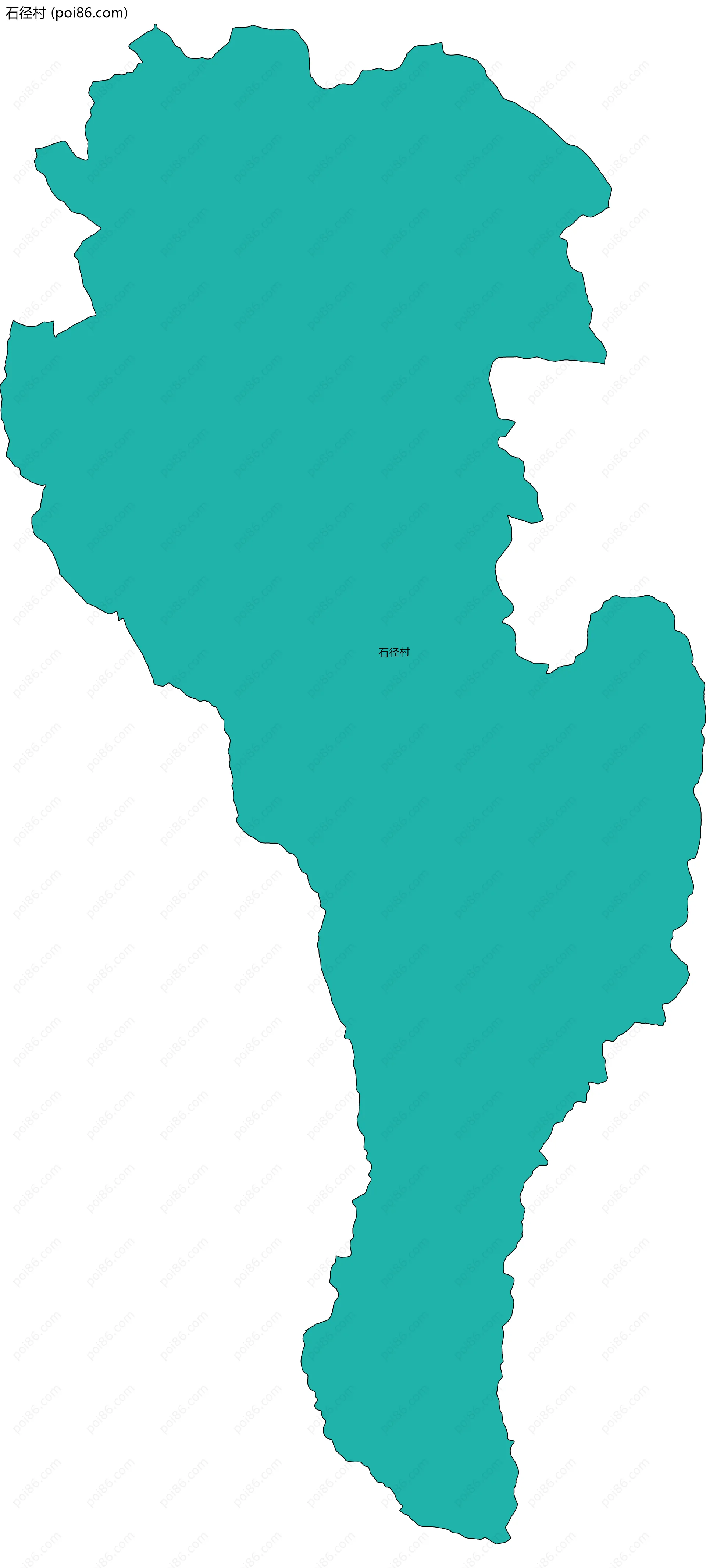 石径村边界地图