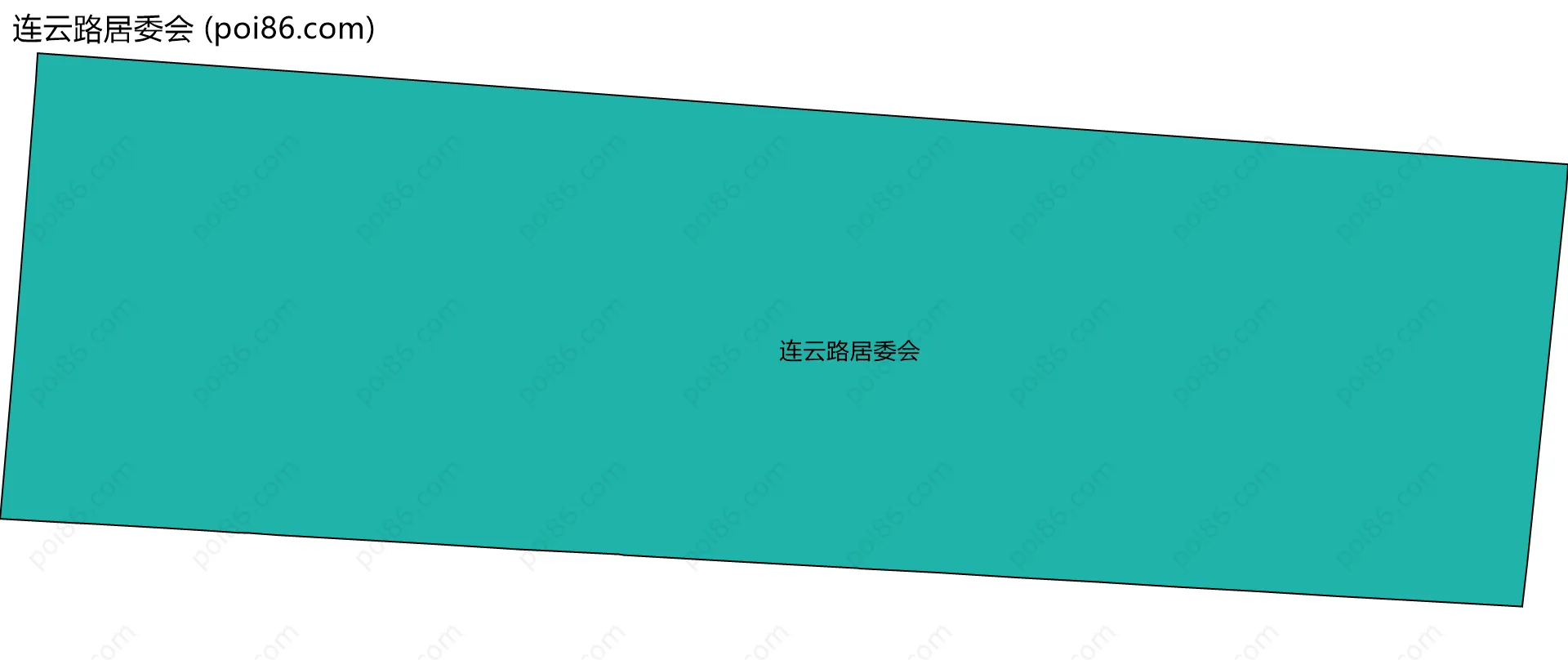 连云路居委会边界地图