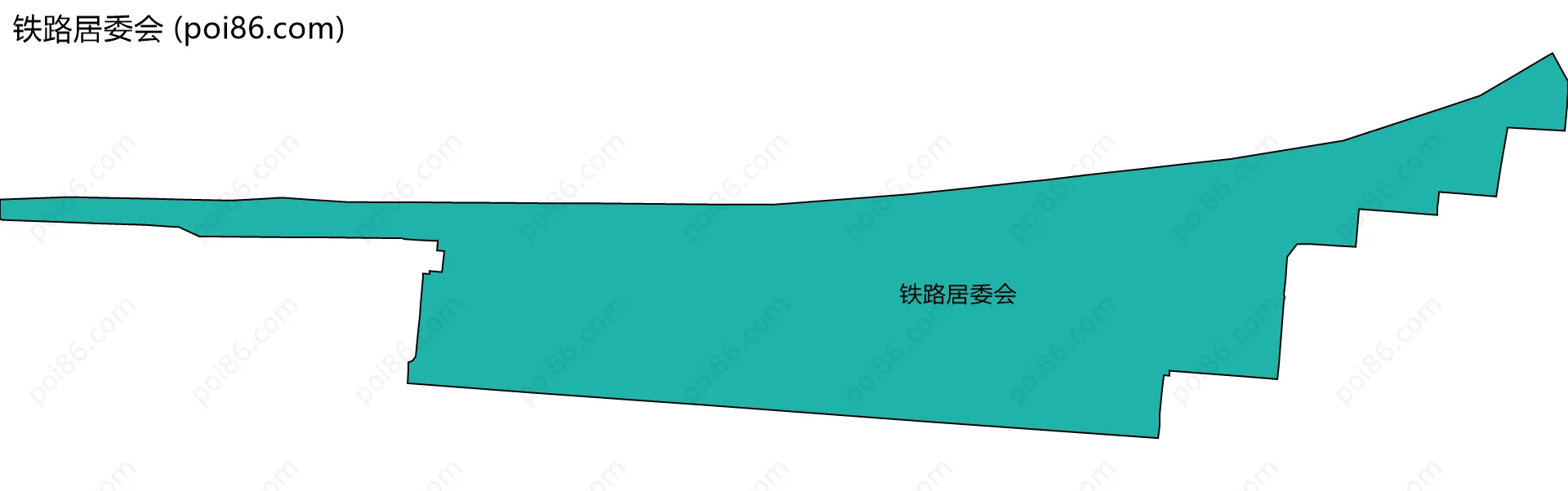 铁路居委会边界地图