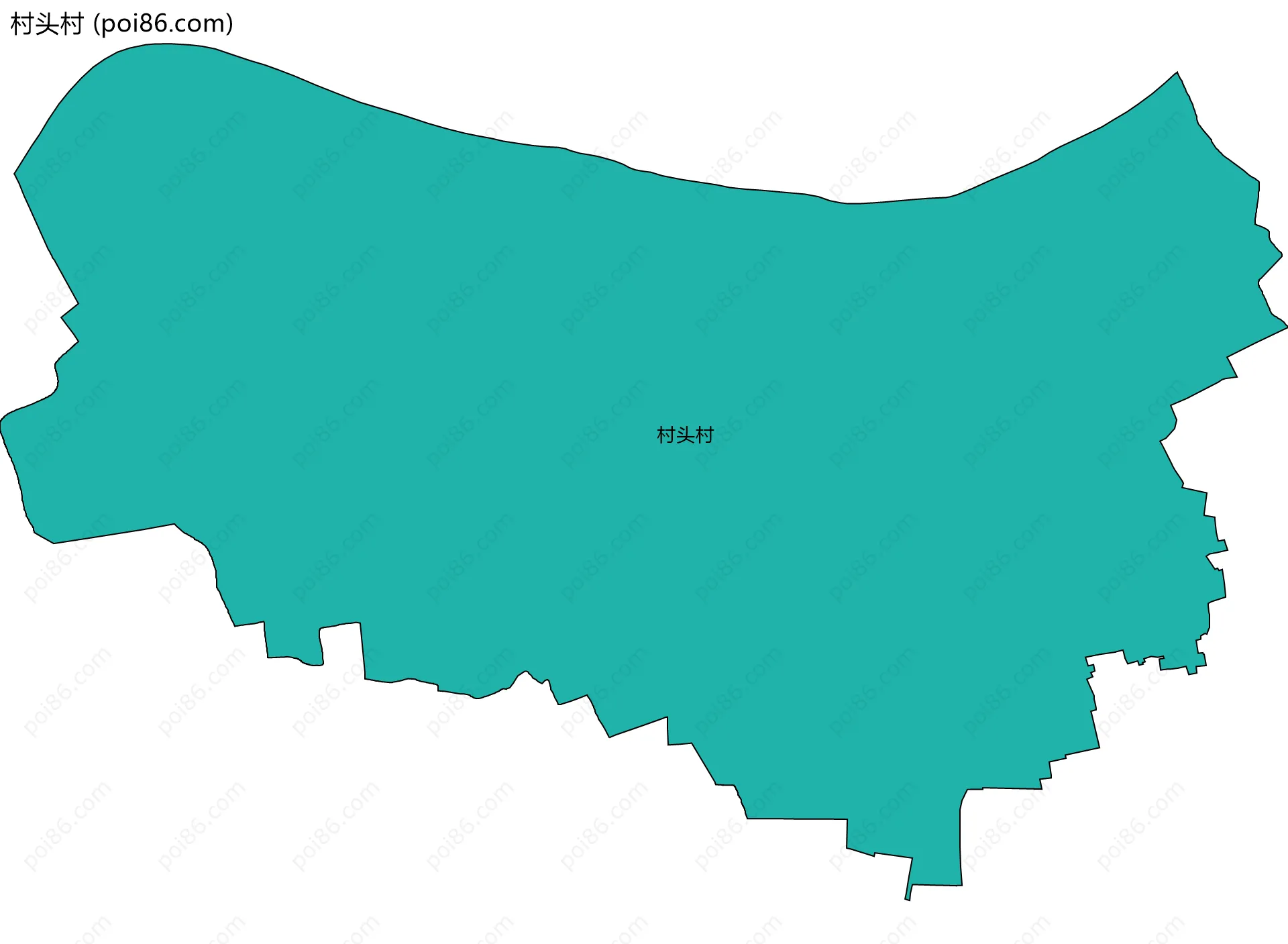 村头村边界地图