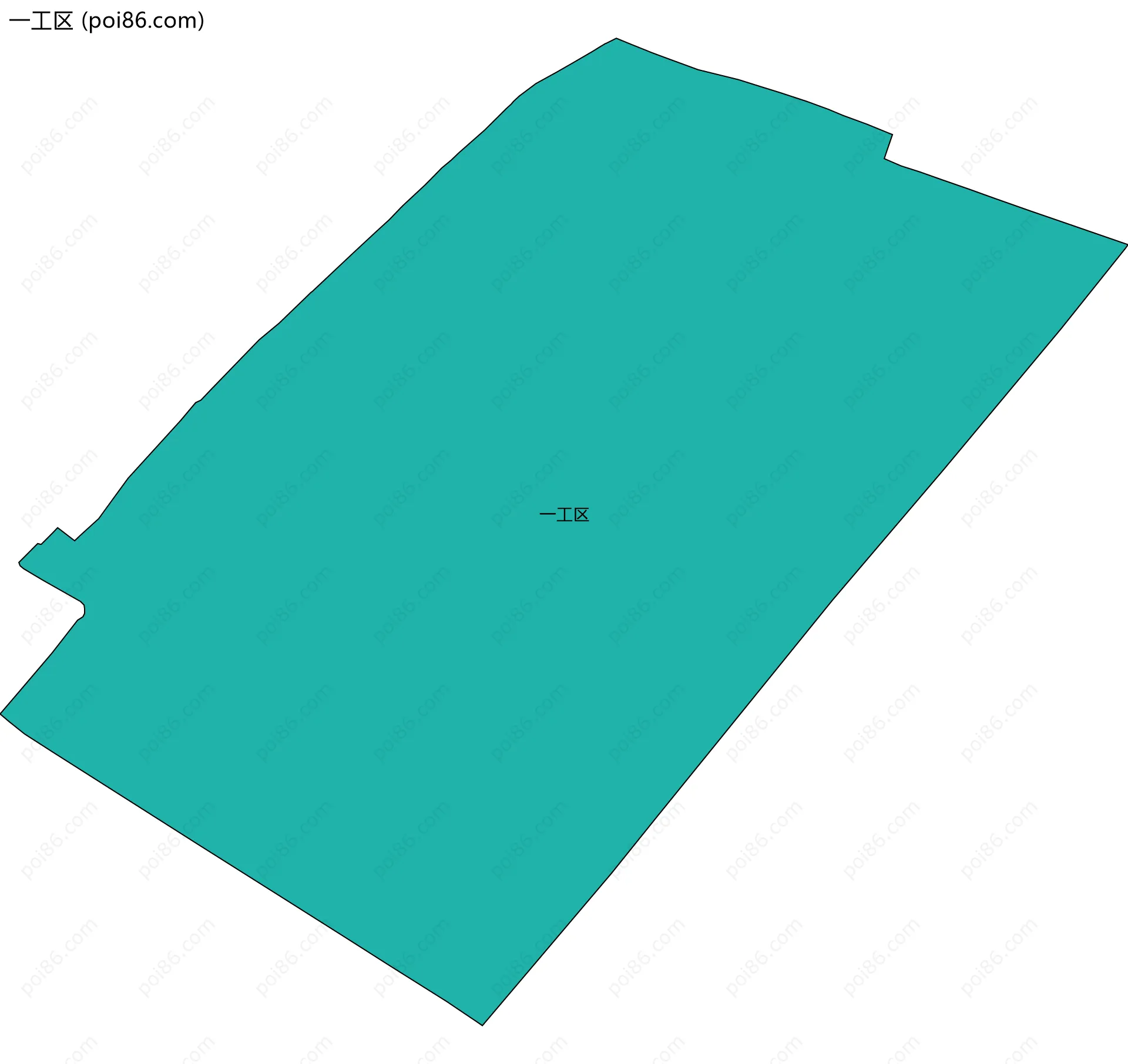 一工区边界地图
