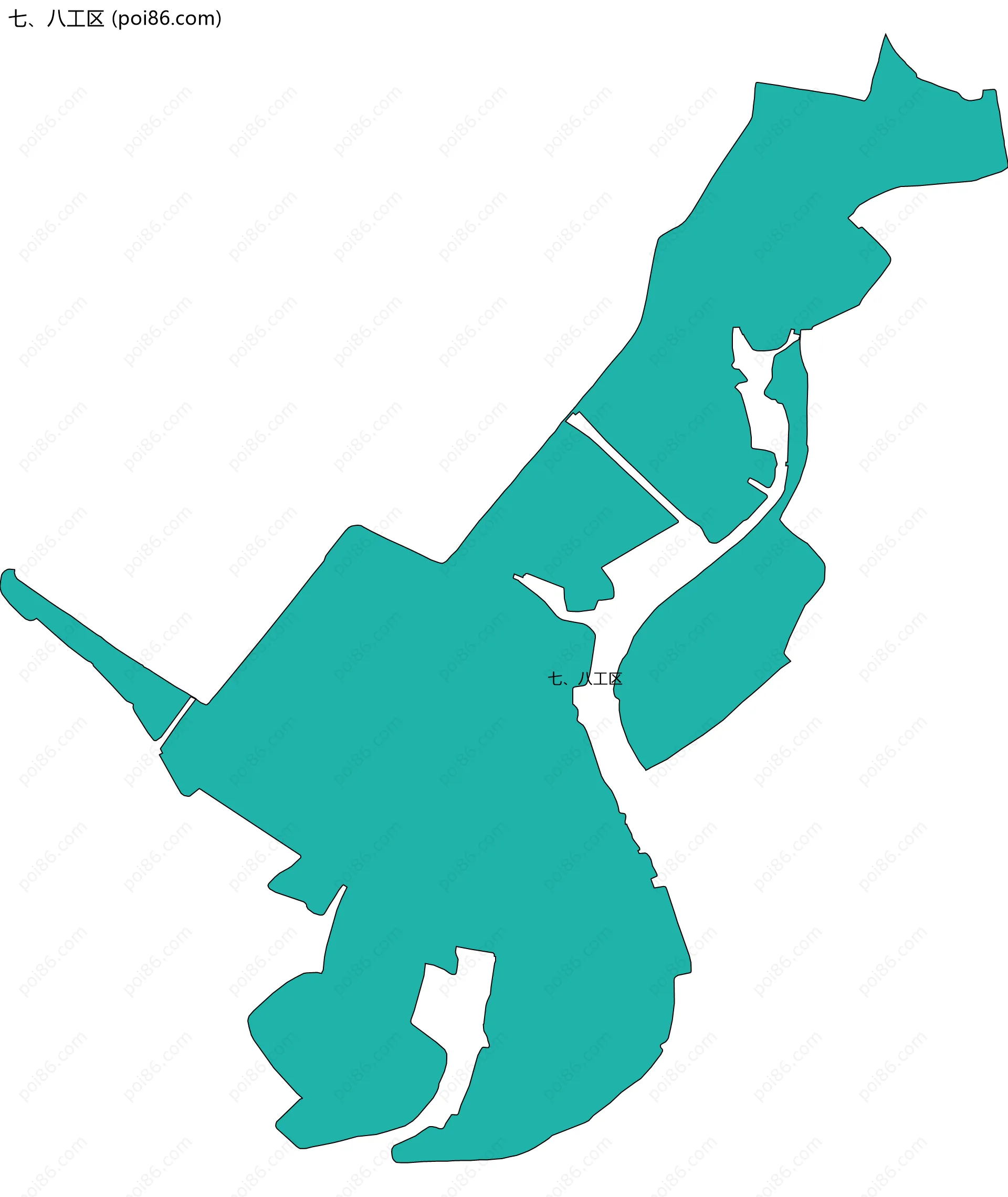 七、八工区边界地图