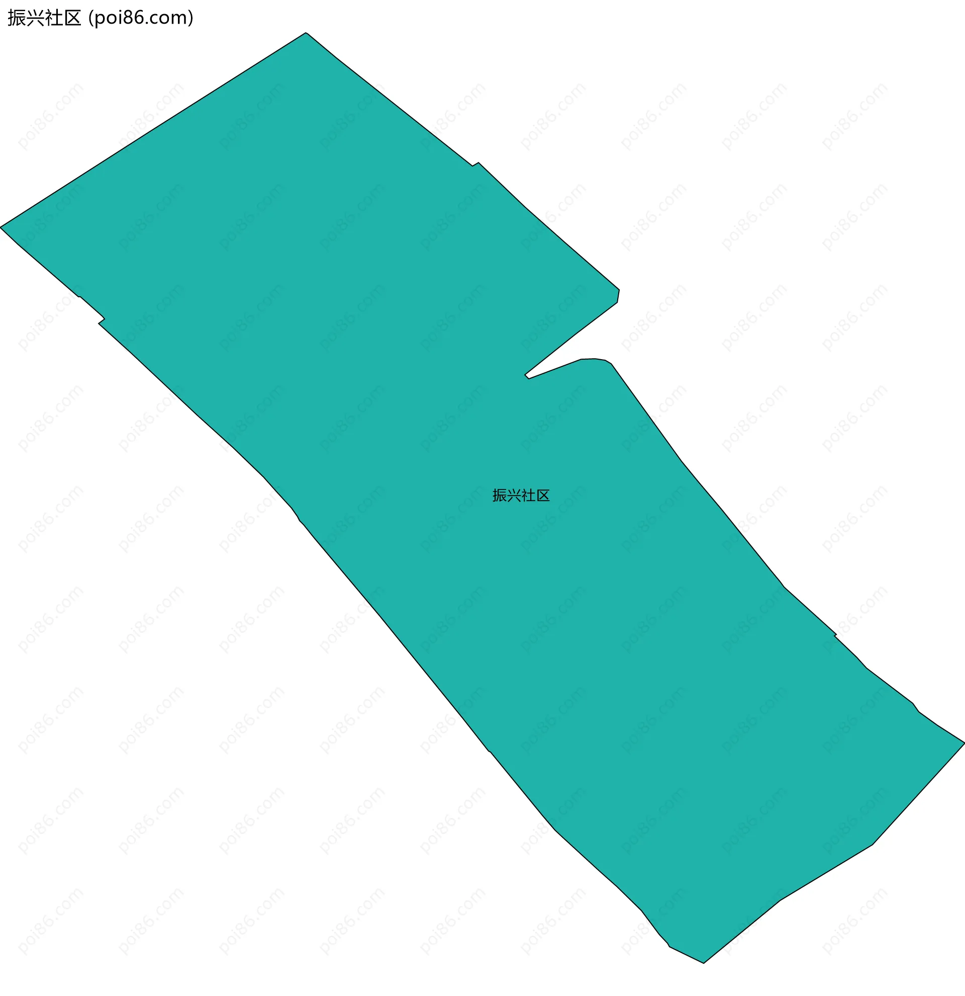 振兴社区边界地图