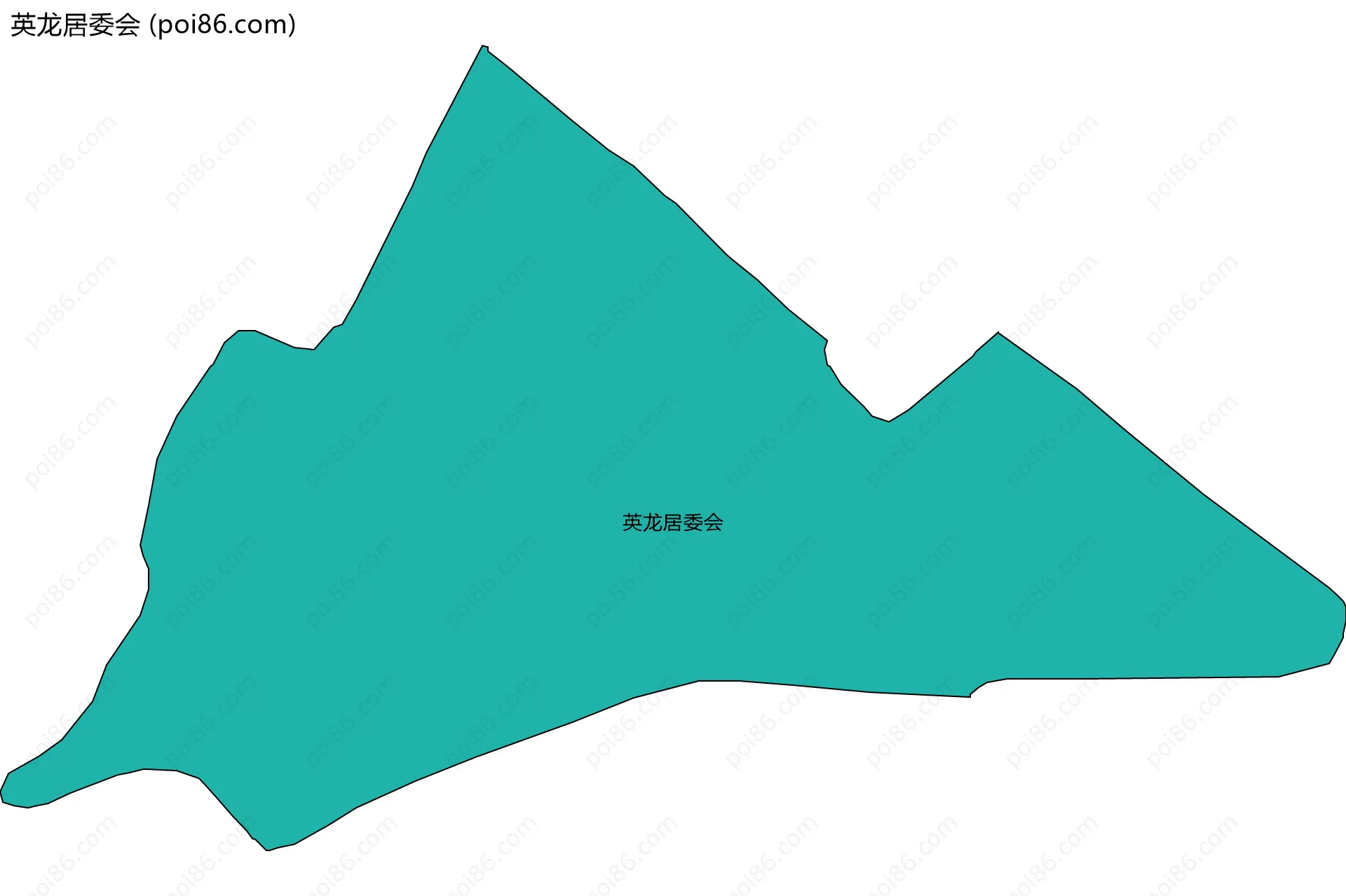 英龙居委会边界地图