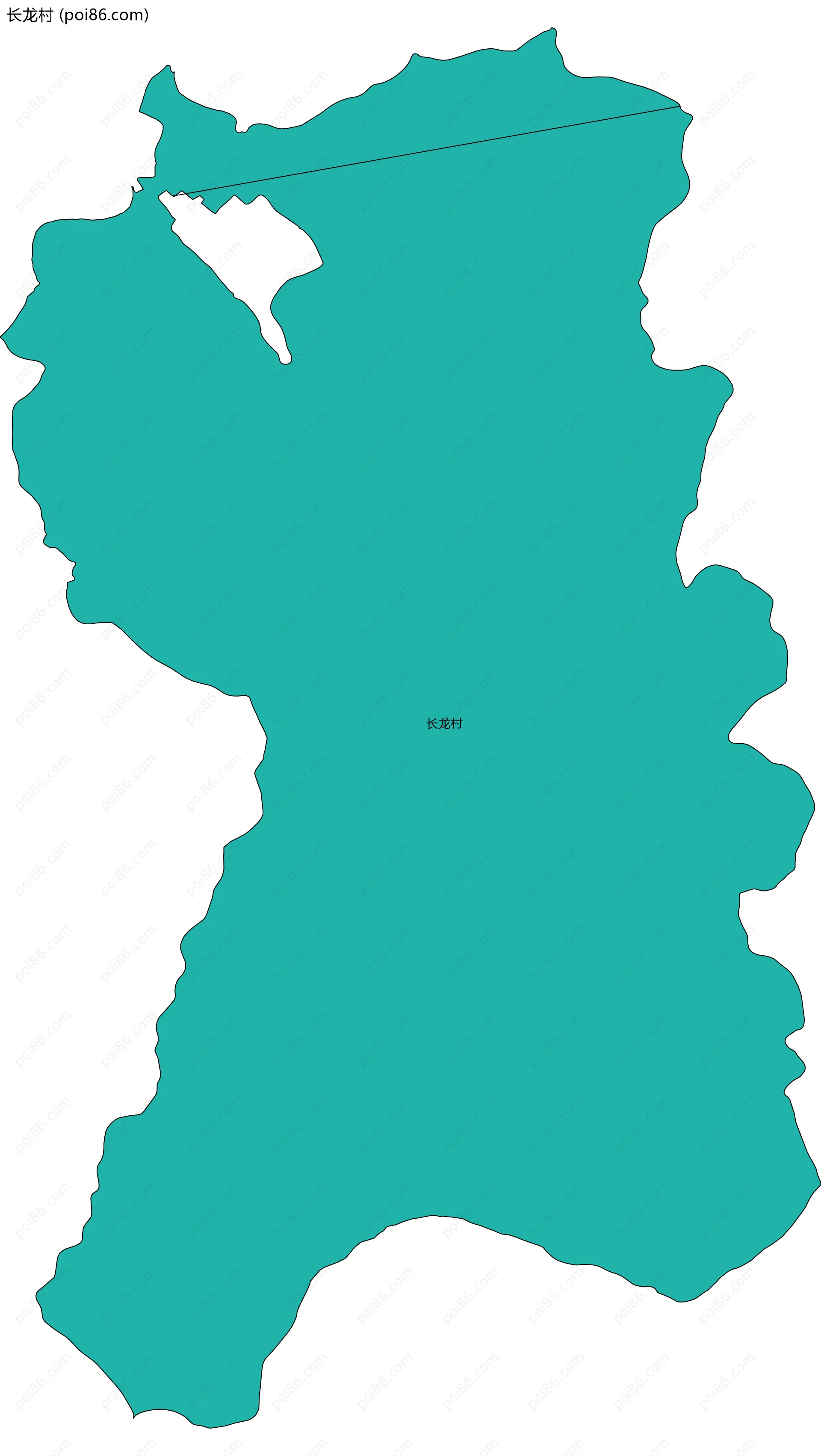 长龙村边界地图