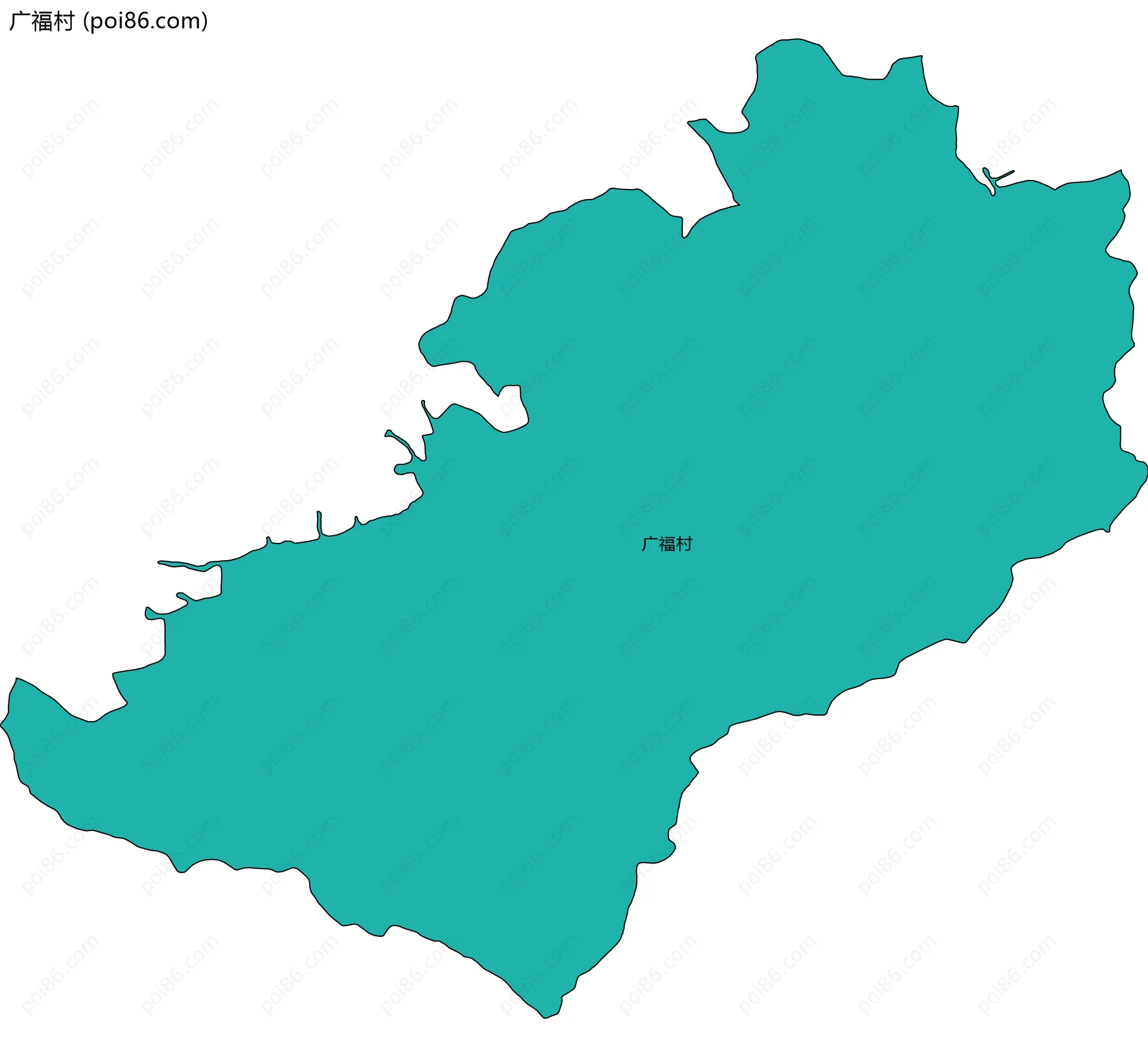 广福村边界地图