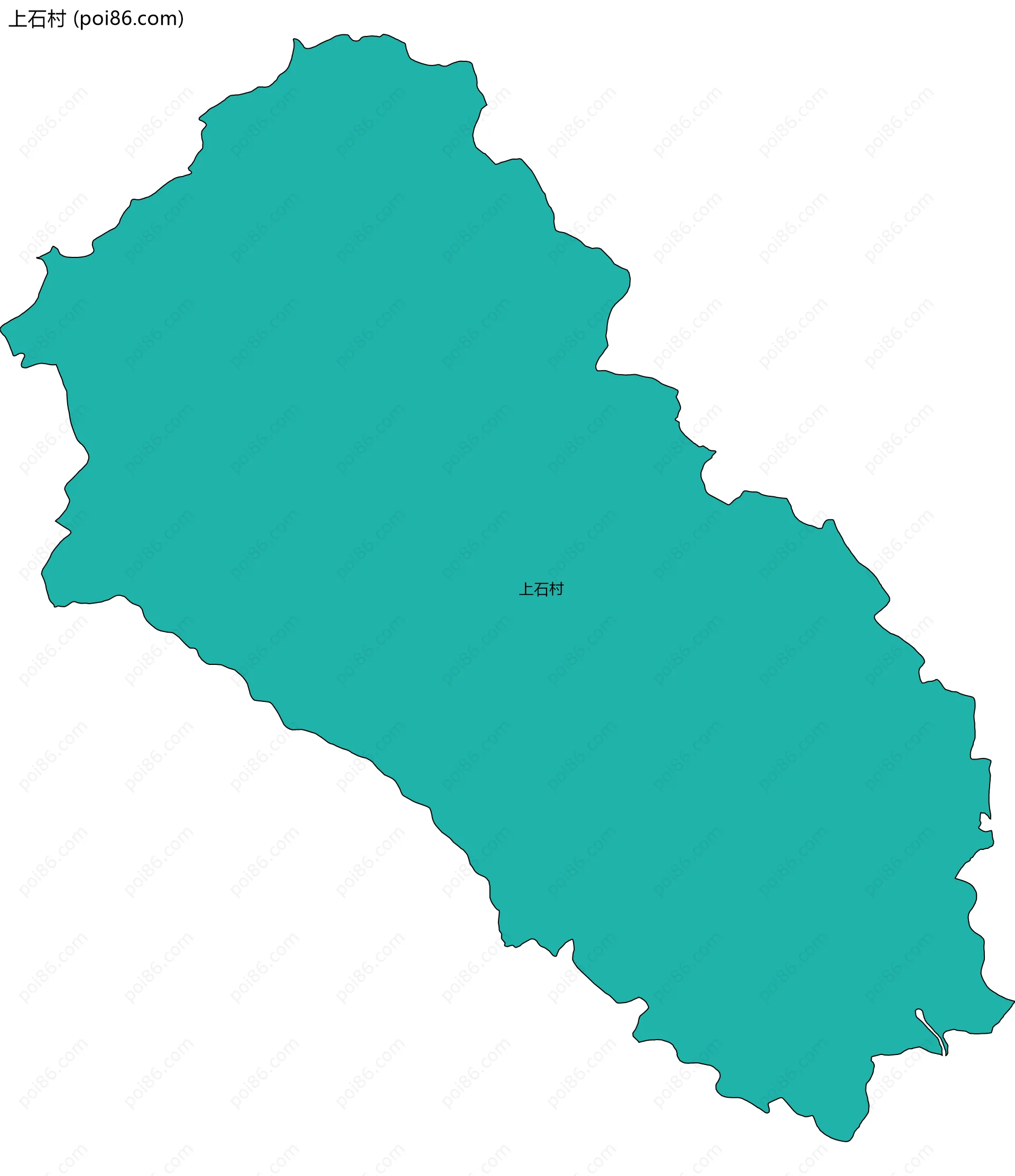 上石村边界地图