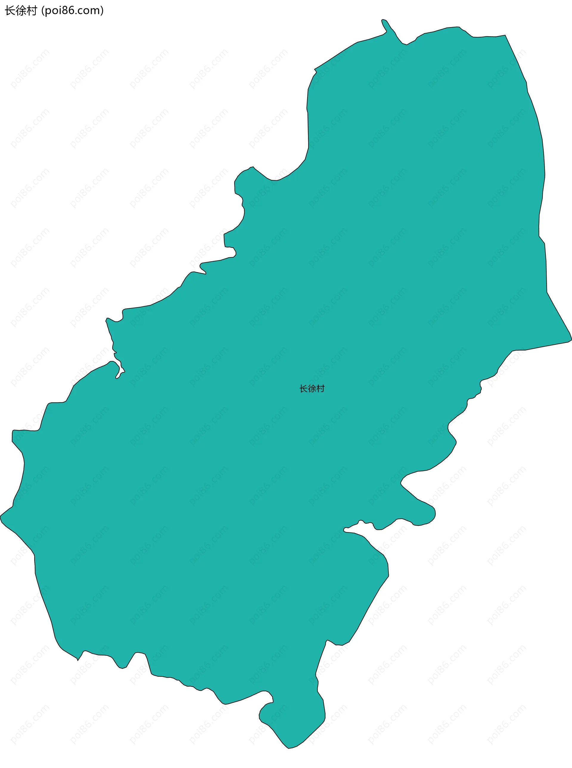 长徐村边界地图