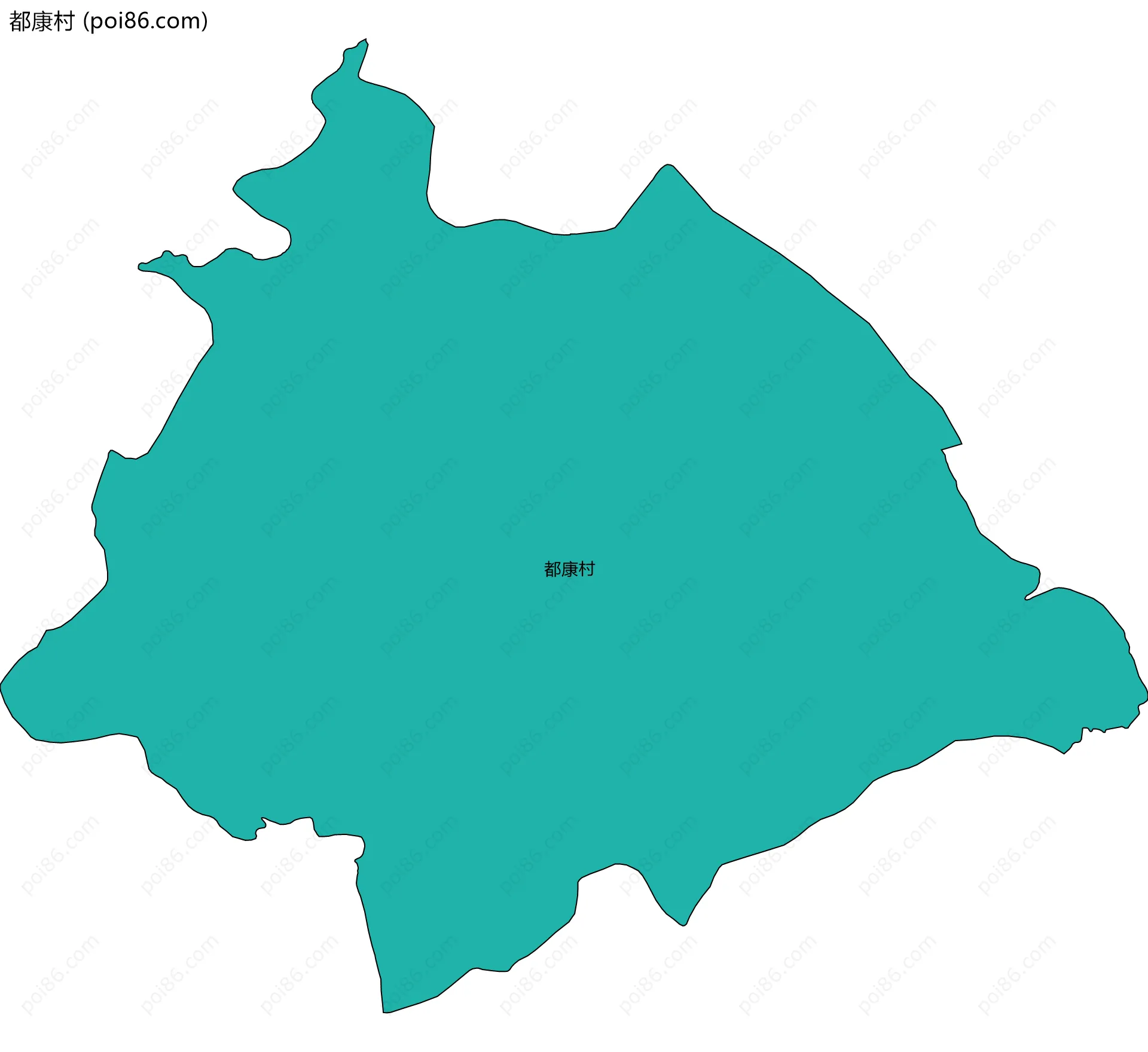 都康村边界地图