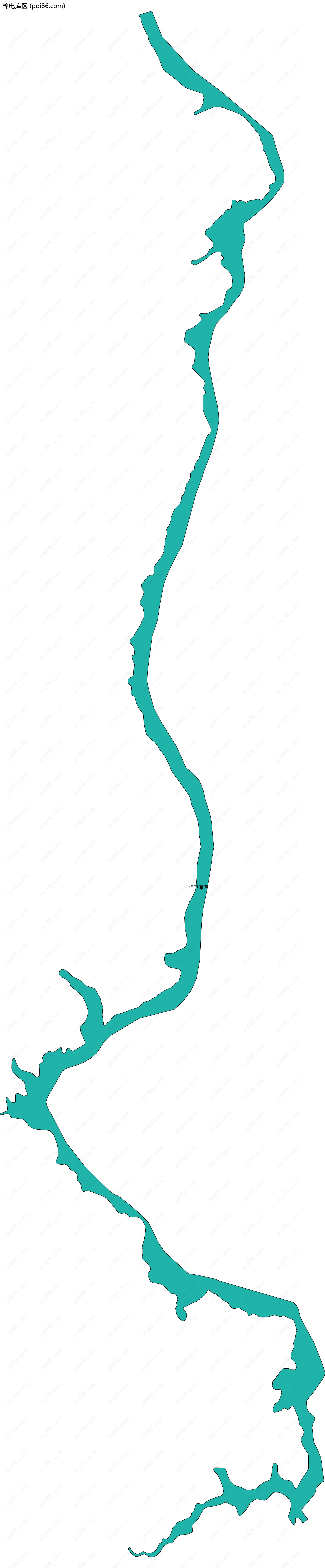 棉电库区边界地图