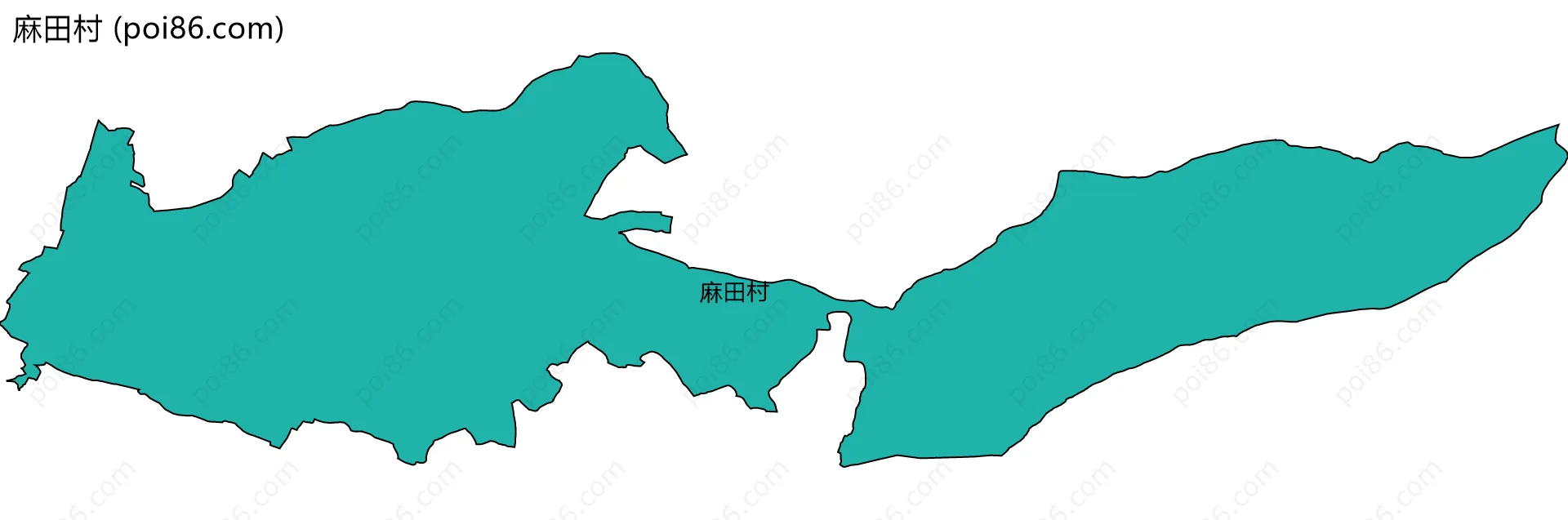 麻田村边界地图