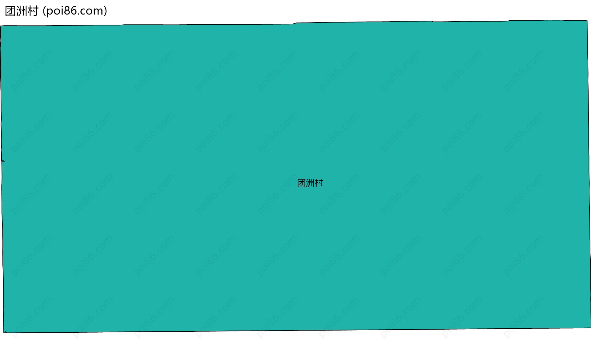 团洲村边界地图