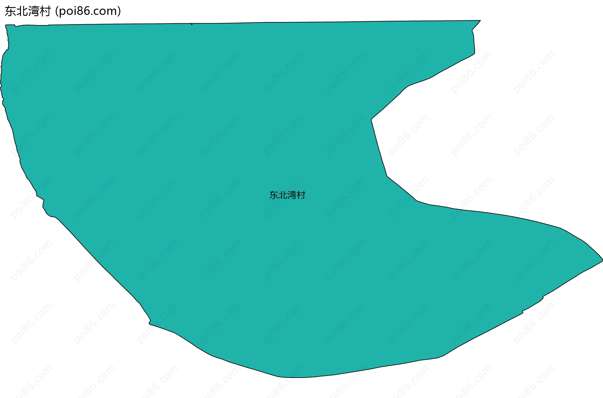 东北湾村边界地图