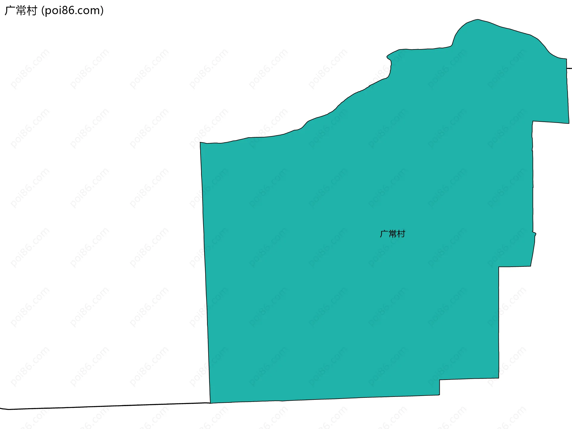 广常村边界地图