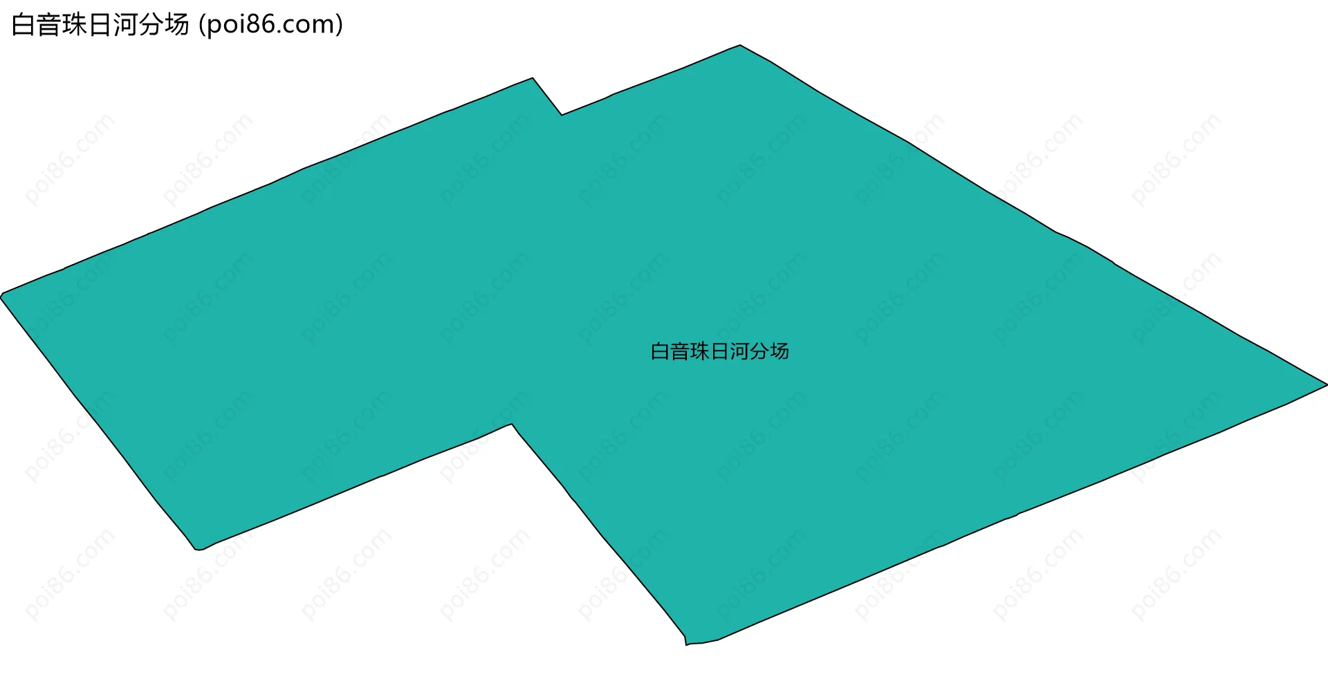 白音珠日河分场边界地图