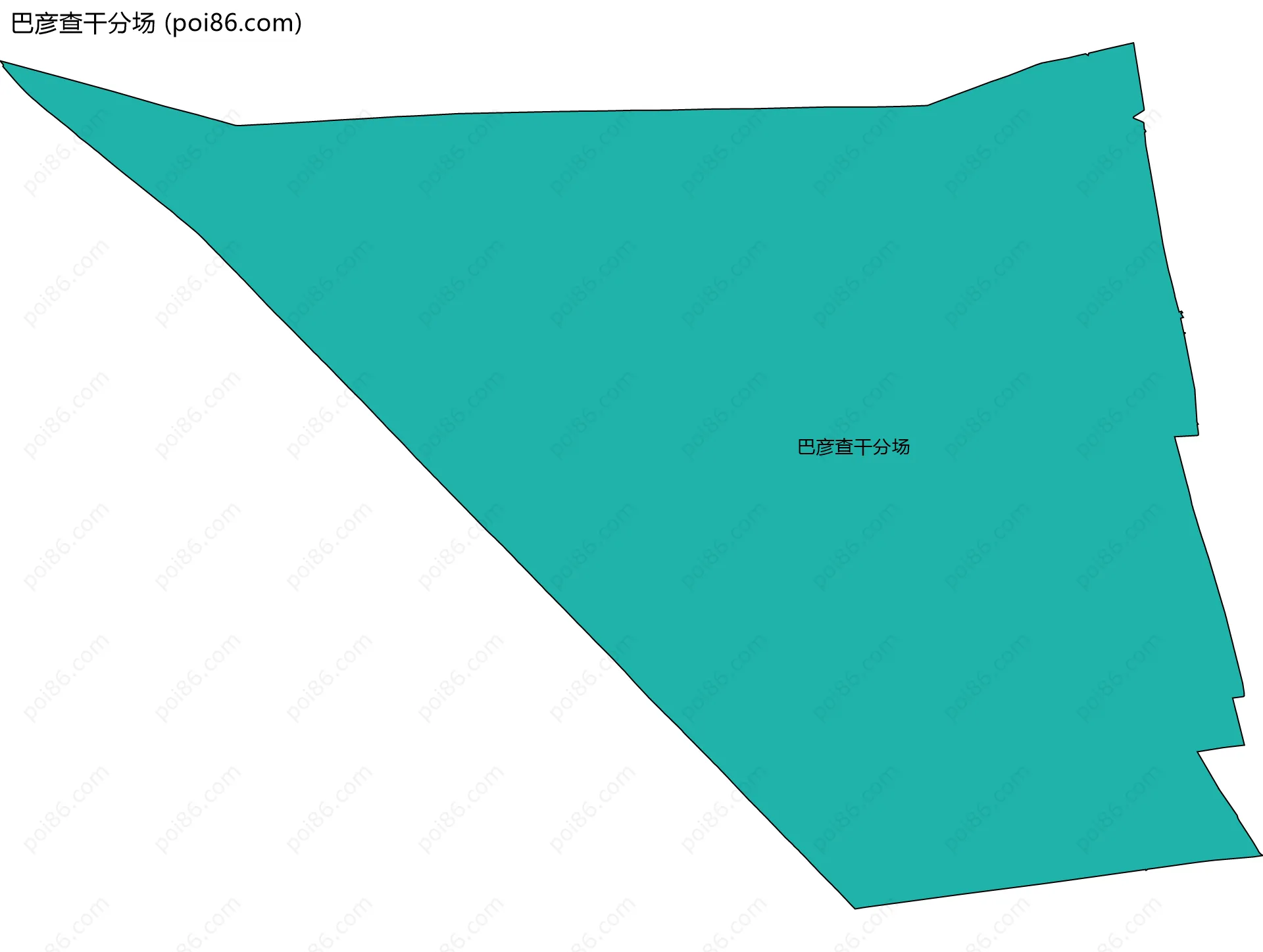 巴彦查干分场边界地图
