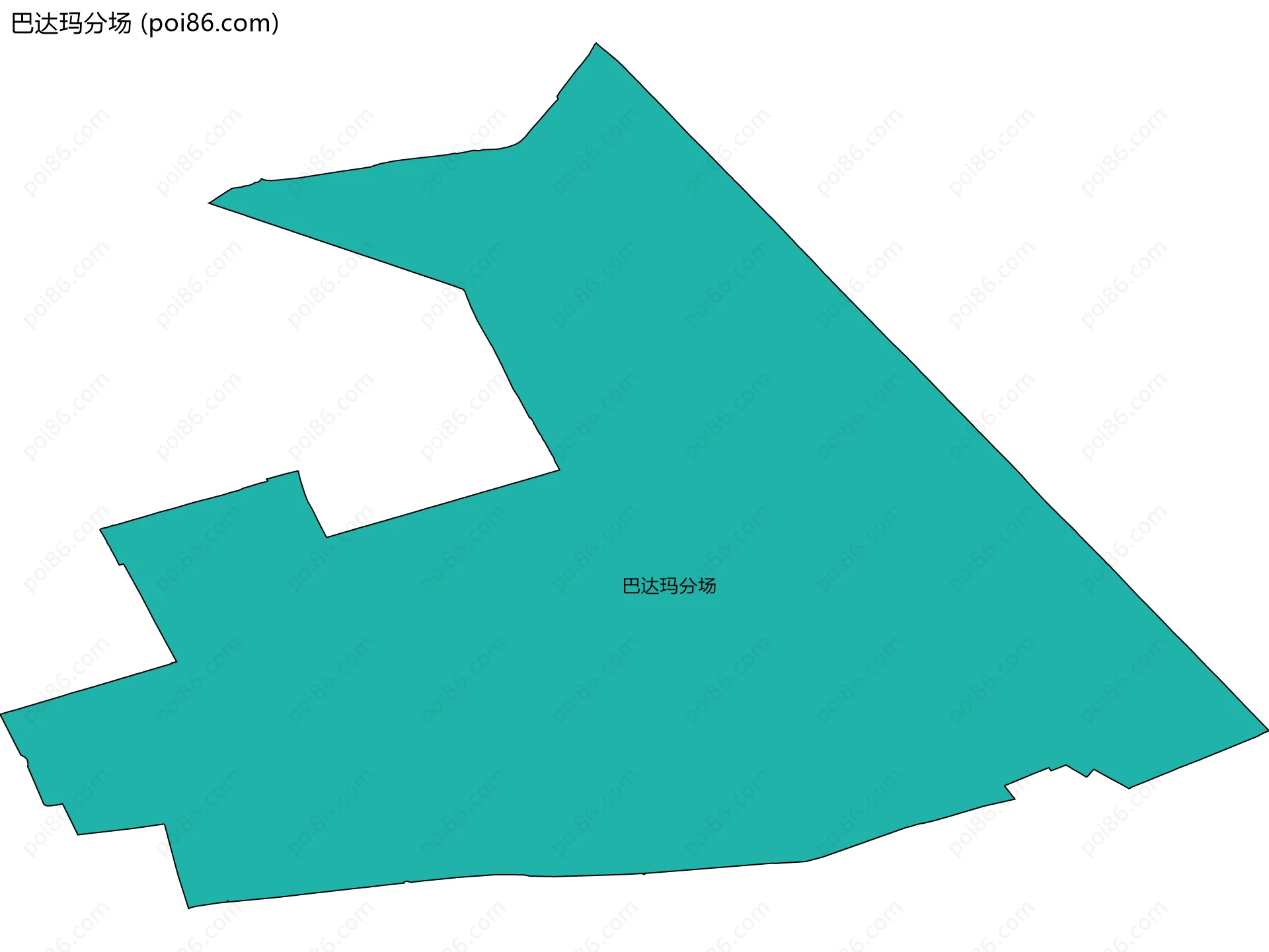 巴达玛分场边界地图
