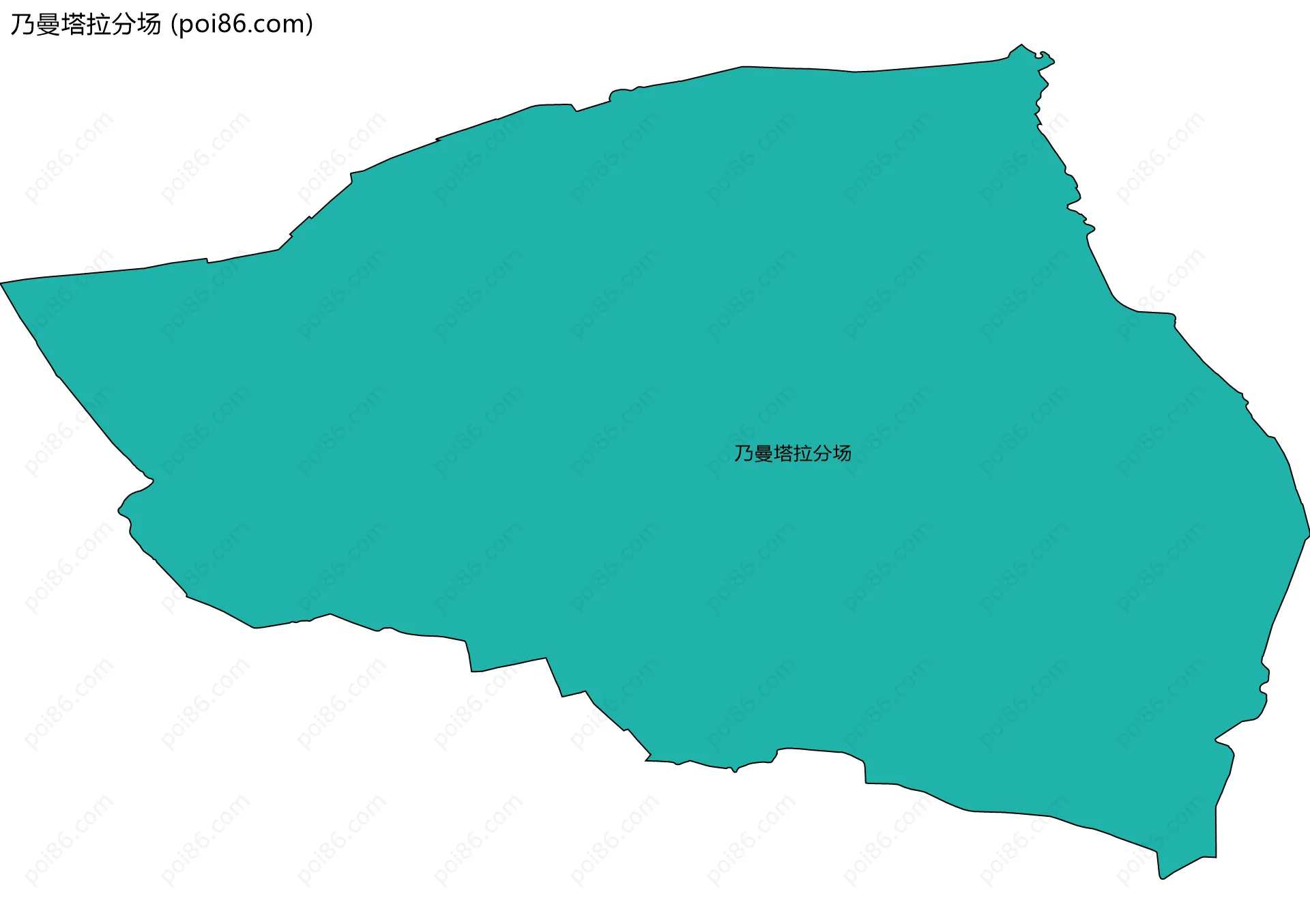 乃曼塔拉分场边界地图