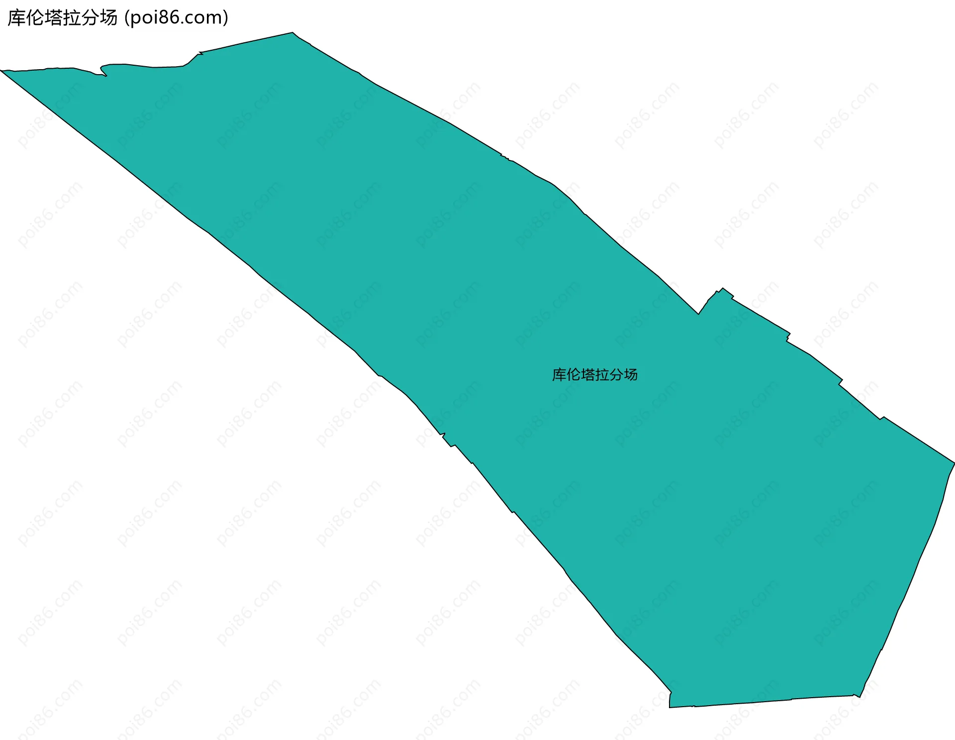 库伦塔拉分场边界地图