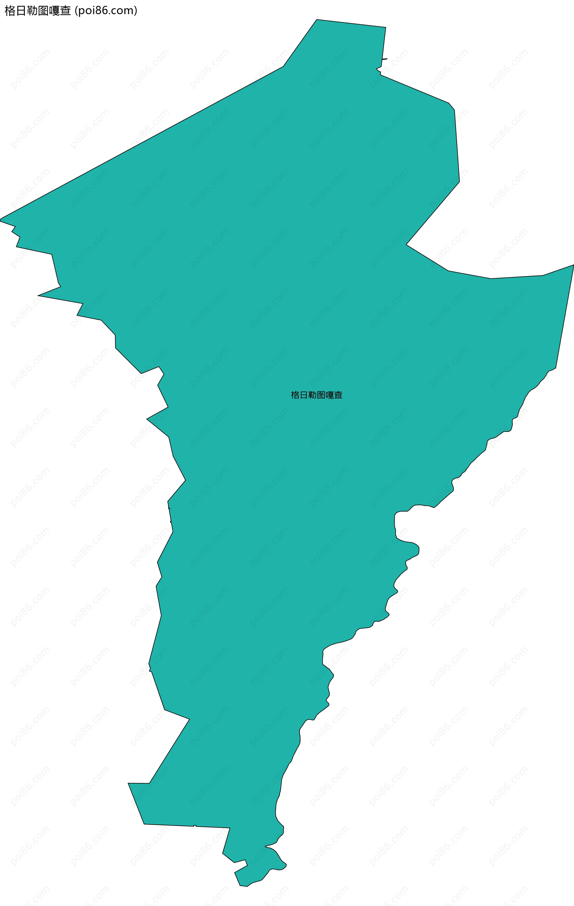 格日勒图嘎查边界地图