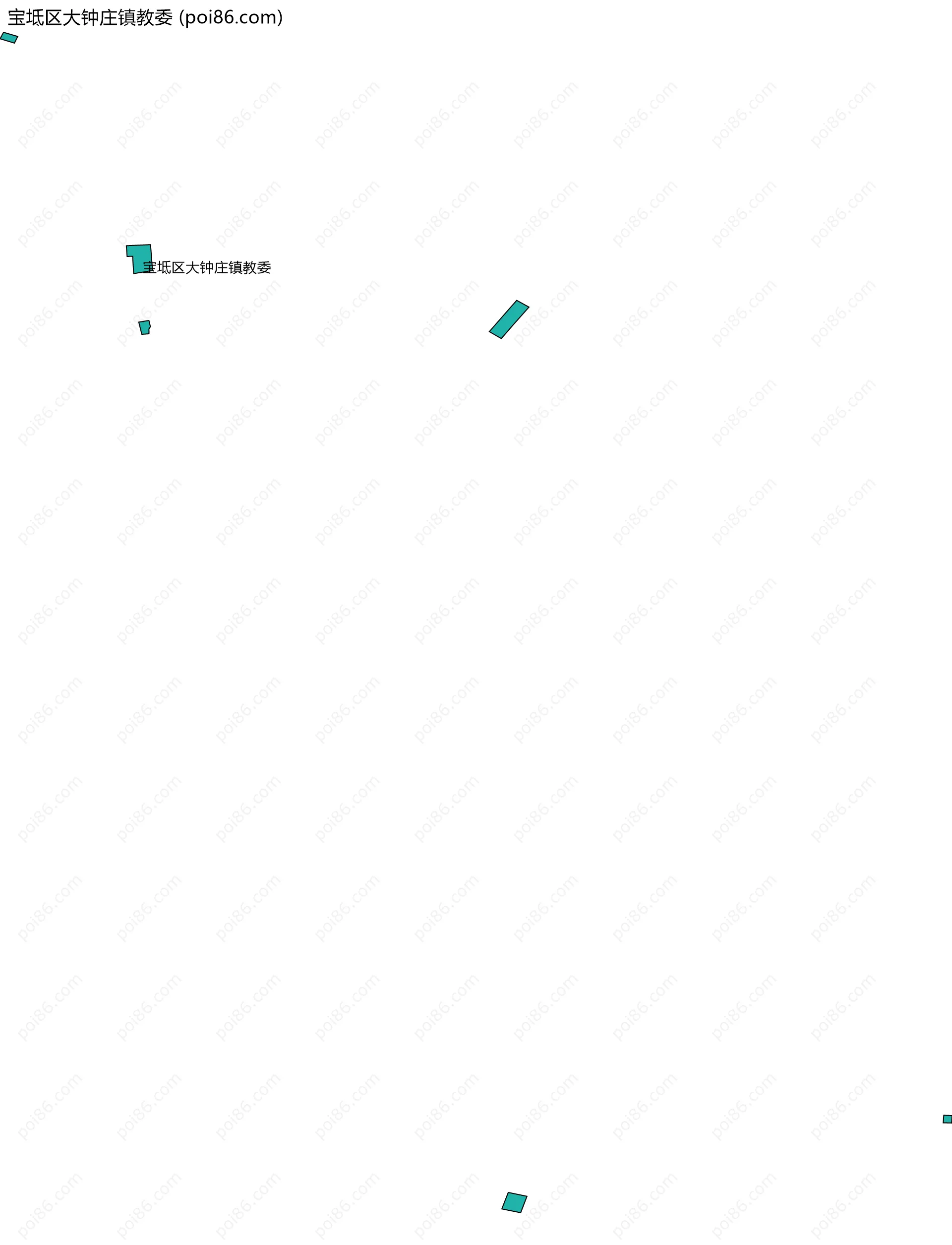宝坻区大钟庄镇教委边界地图